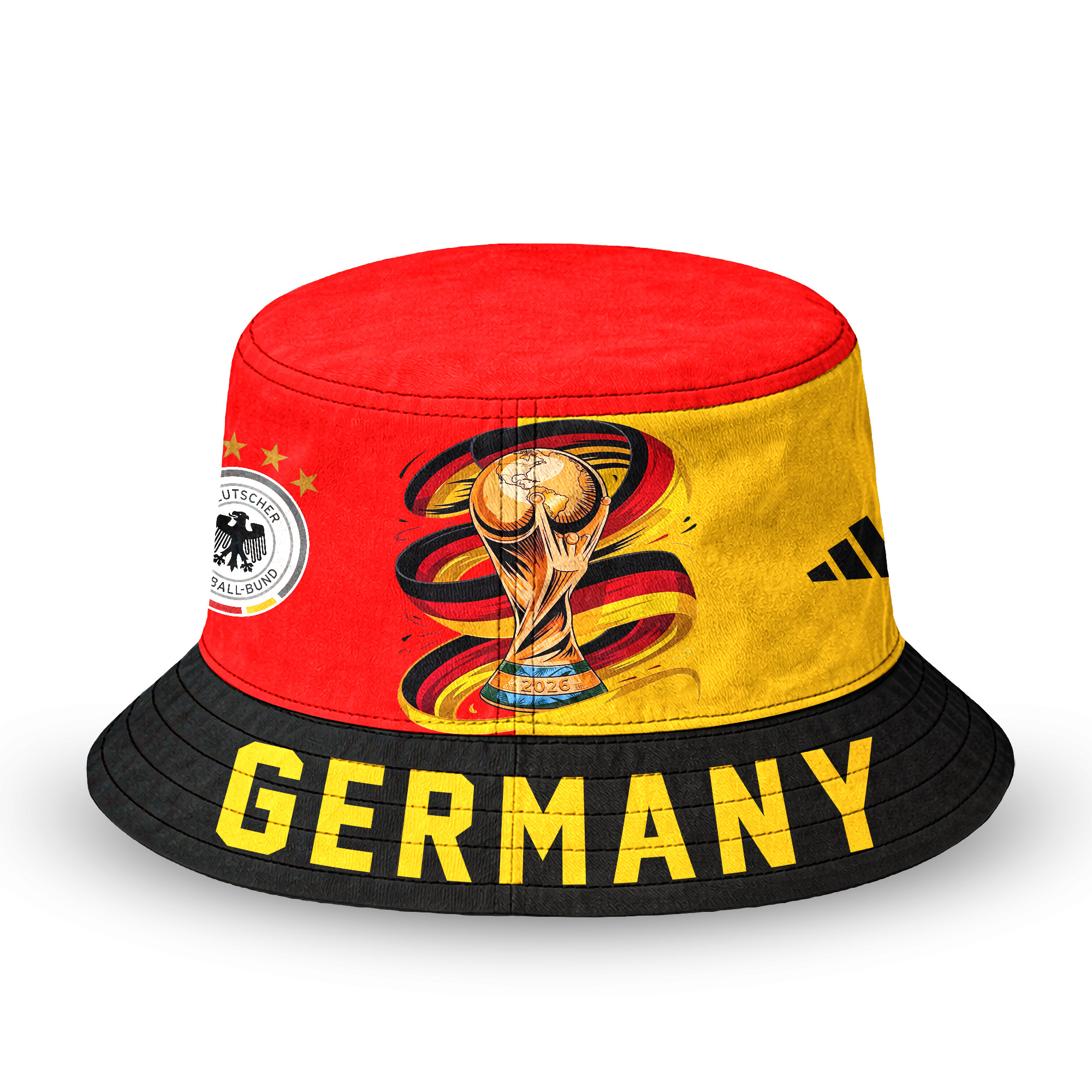Germany | Premium World Cup 2026 Golden Trophy Bucket Hat TTH210524