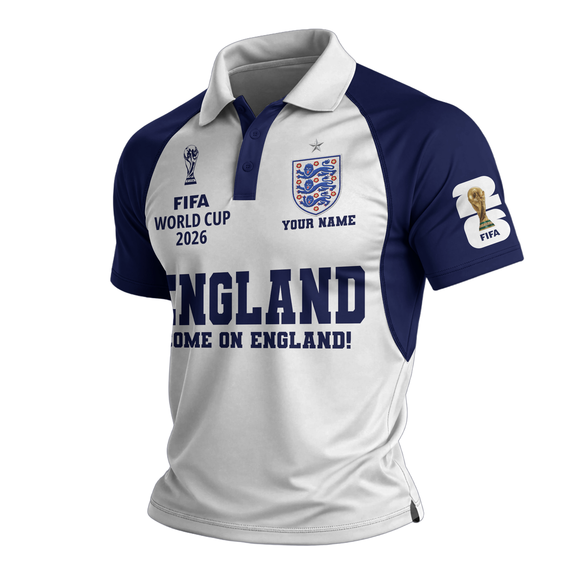 England | Premium FIFA World Cup World Cup 2026 Legacy Polo Shirt TTH210535