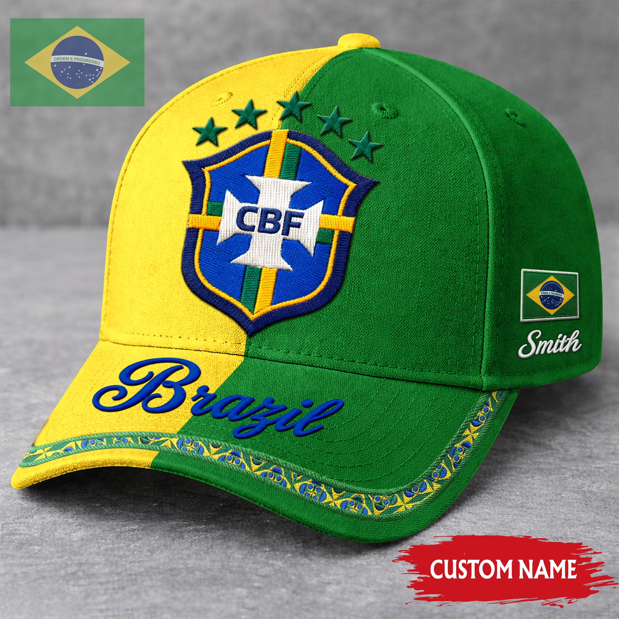 Brazil | Premium World Cup 2026 Victory Spirit Cap TTH210538 - Image 2