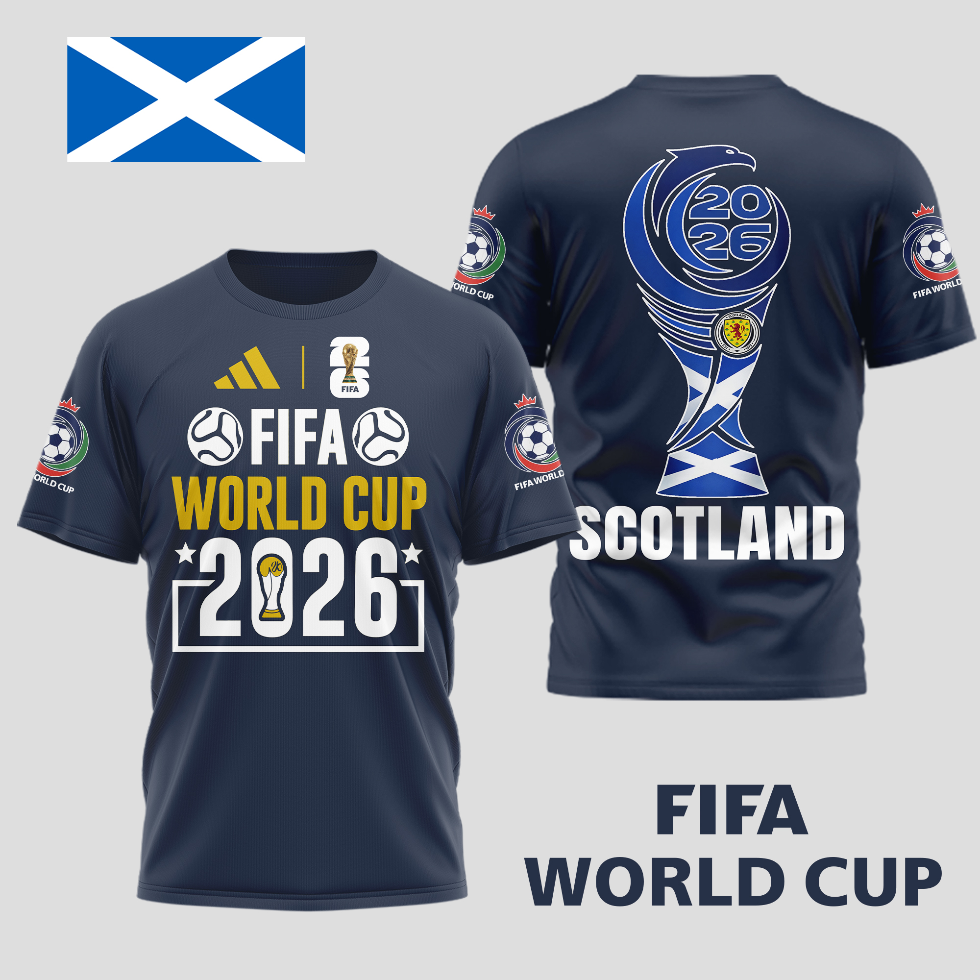 Scotland | Premium World Cup Spirit 2026 World Cup 2026 3D T-Shirt TTH210536 - Image 3