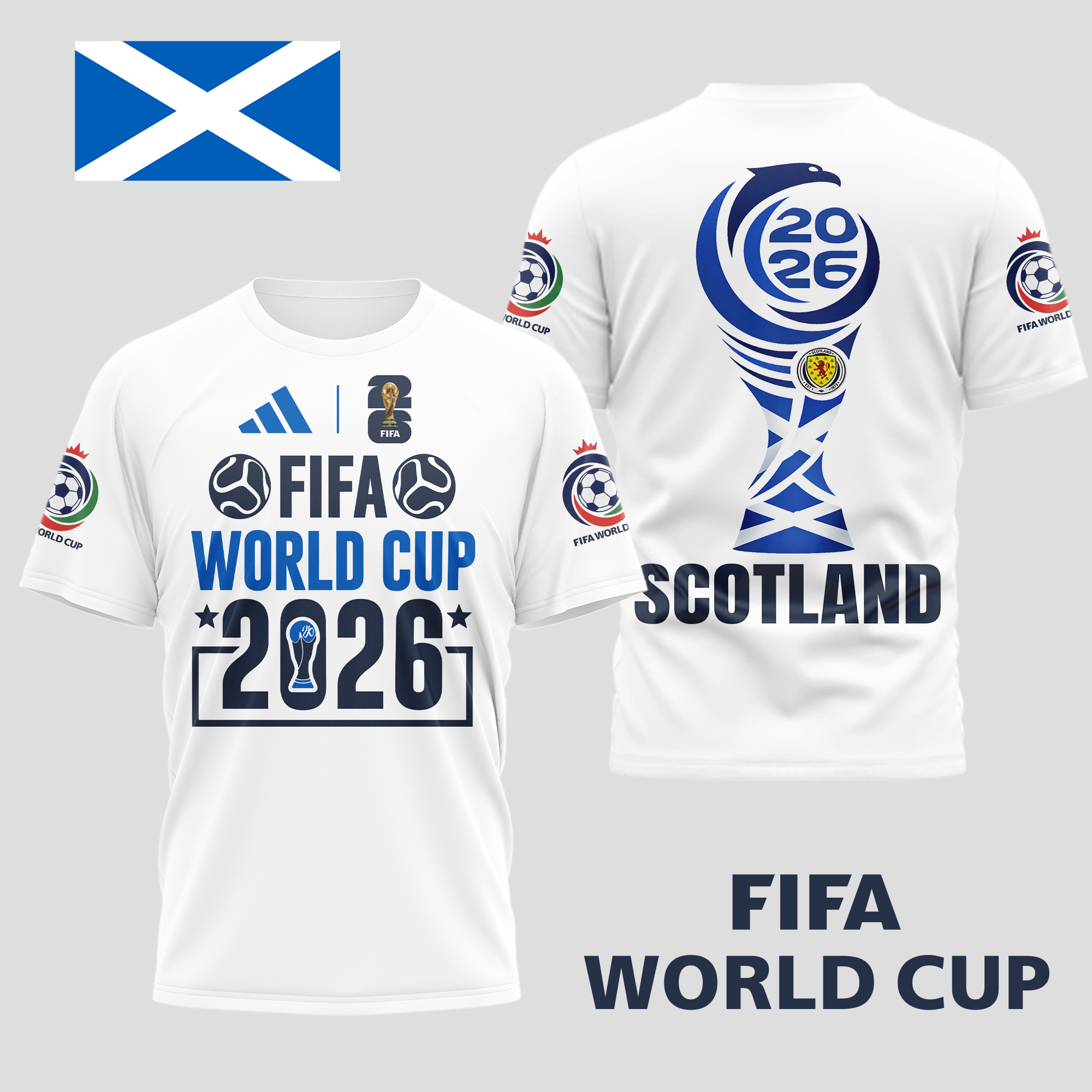 Scotland | Premium World Cup Spirit 2026 World Cup 2026 3D T-Shirt TTH210536 - Image 2