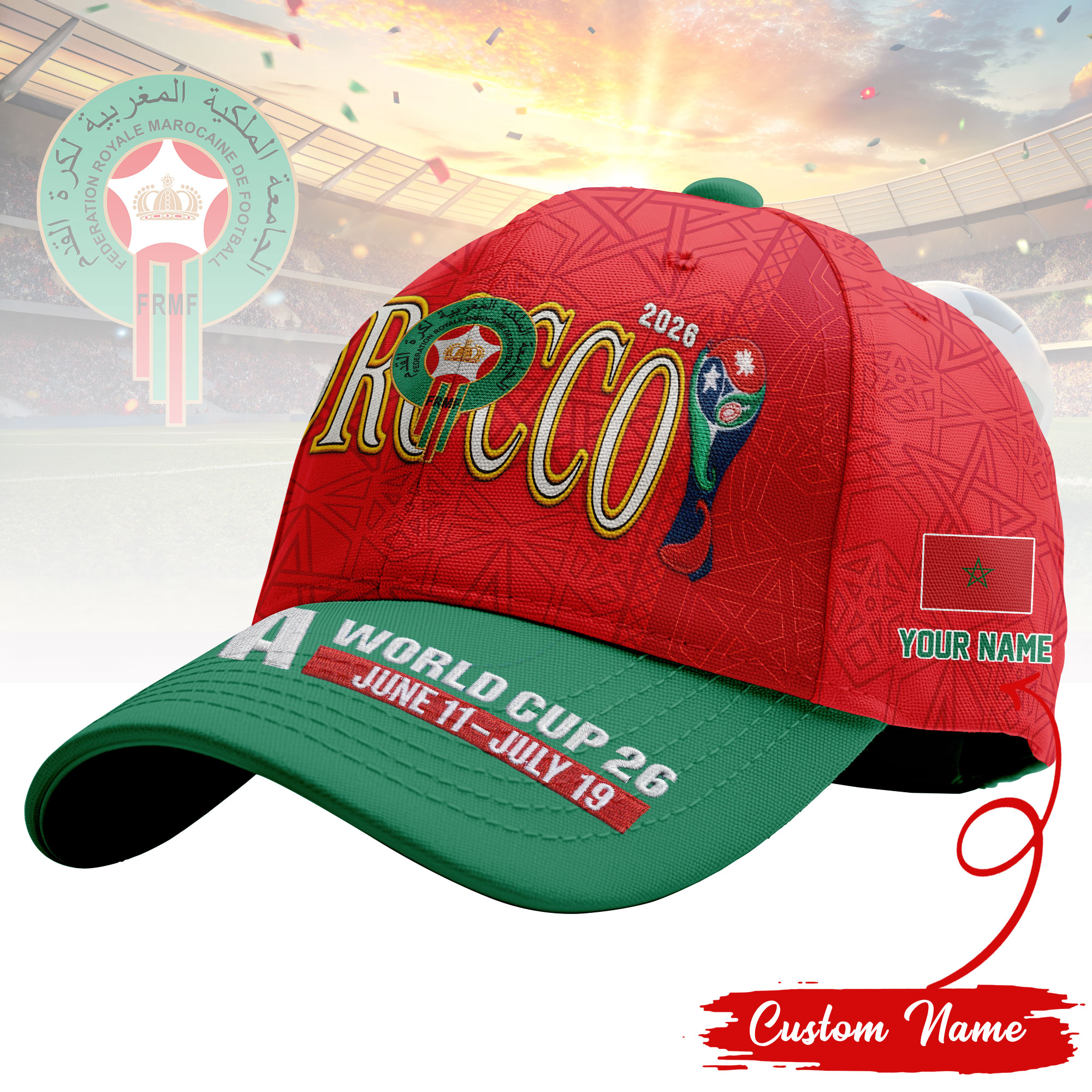 Morocco | Premium World Cup 2026 FIFA Classic Cap TTH210542