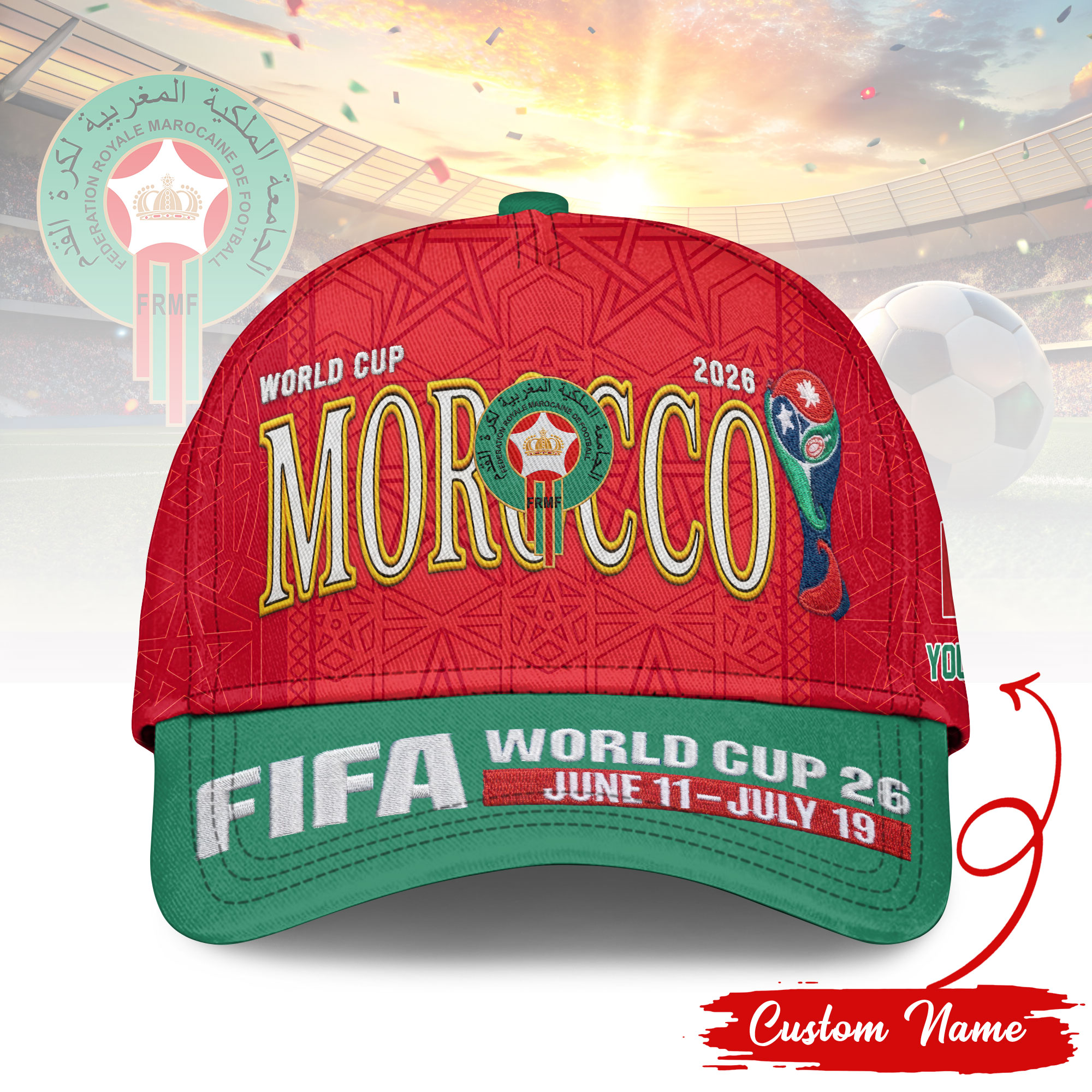 Morocco | Premium World Cup 2026 FIFA Classic Cap TTH210542 - Image 2