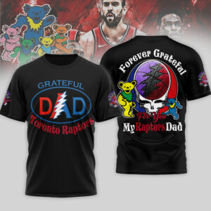 Toronto Raptors | Premium NBA Grateful Dead Father Day 3D Shirt TTH210543