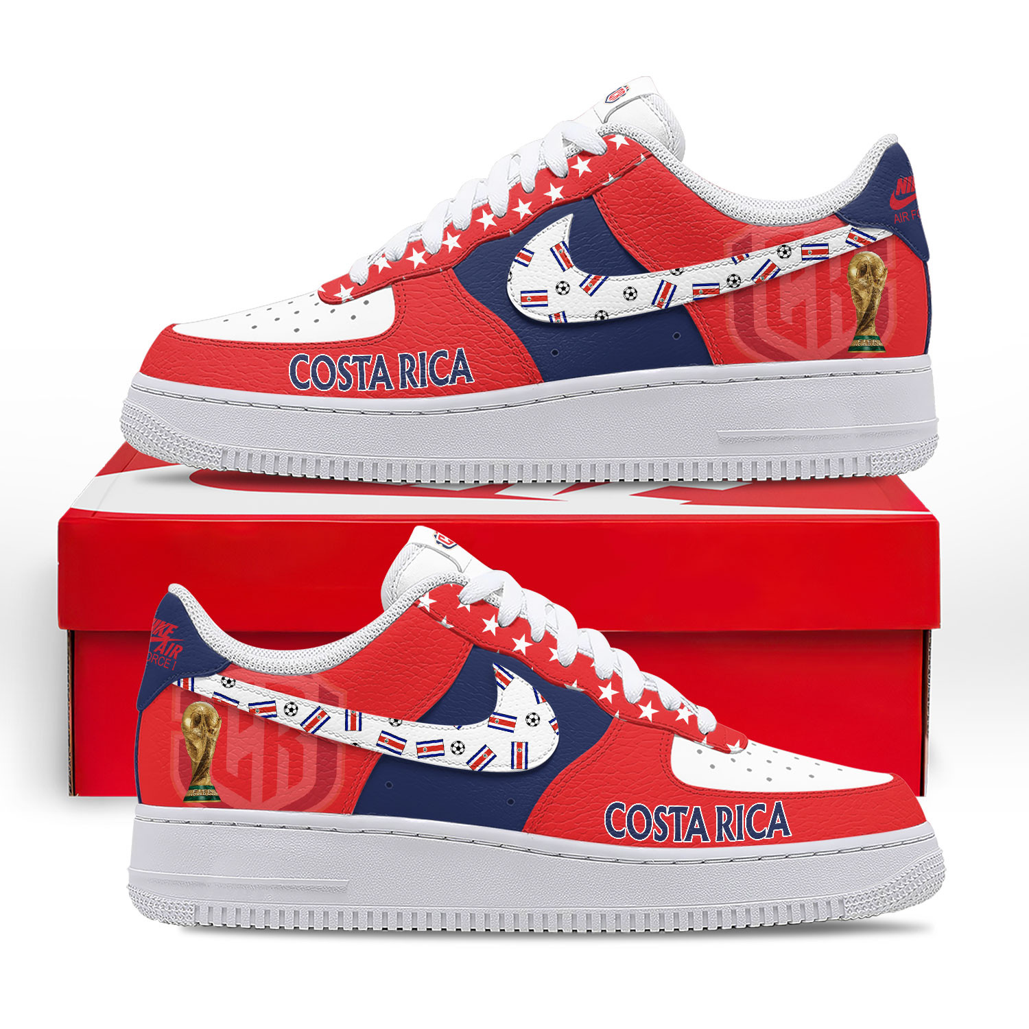 Costa Rica – Premium Champions Of The World AF1 Shoes – Limited Edition TTH190508