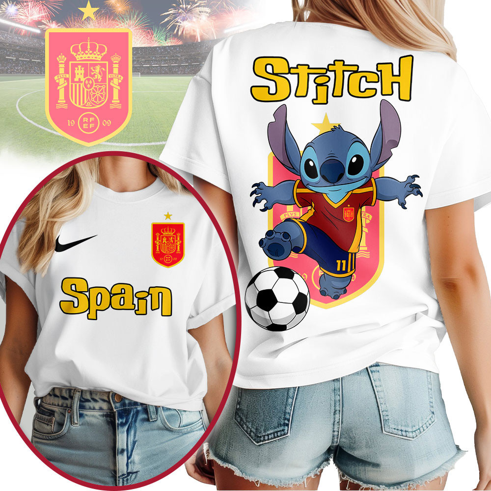 Spain | Premium World Cup 2026 Stitch Women Shirt TTH210545 - Image 2