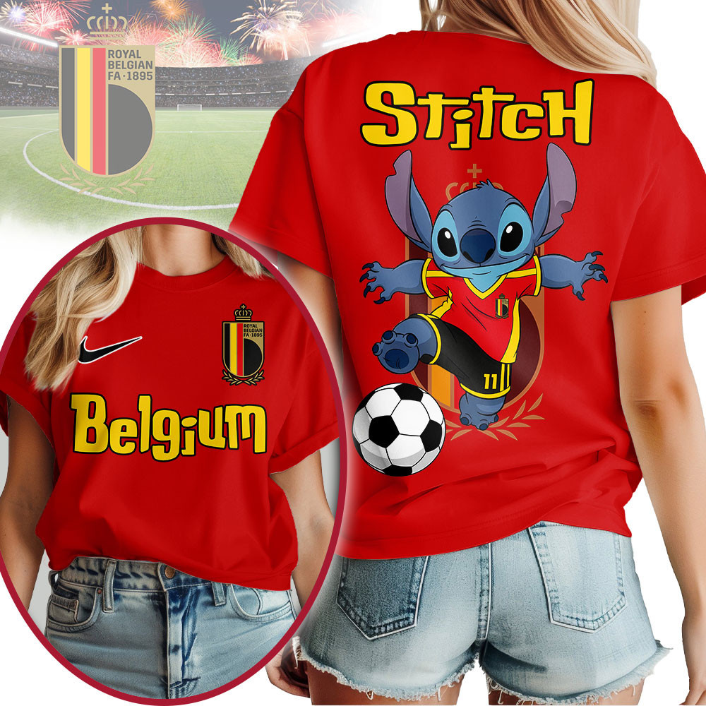 Belgium | Premium World Cup 2026 Stitch Women Shirt TTH210545 - Image 3