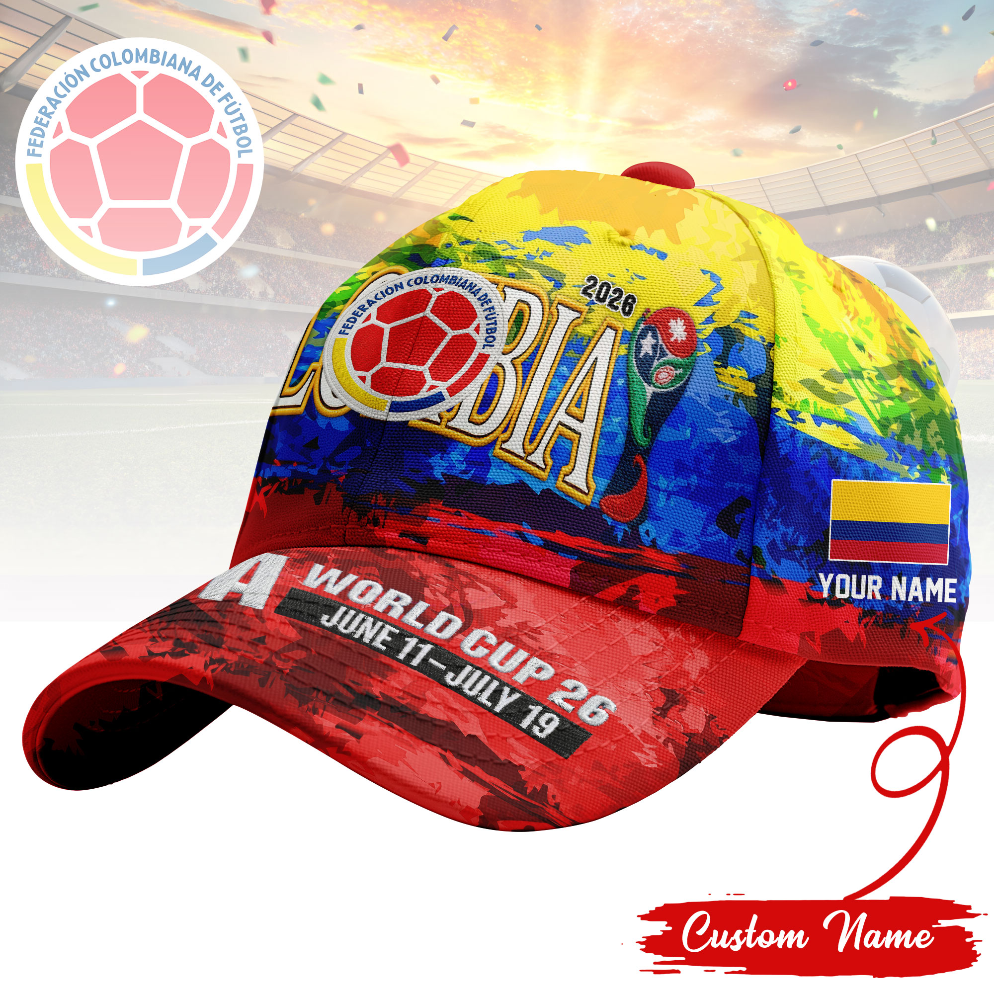 Colombia | Premium World Cup 2026 FIFA Classic Cap TTH210542
