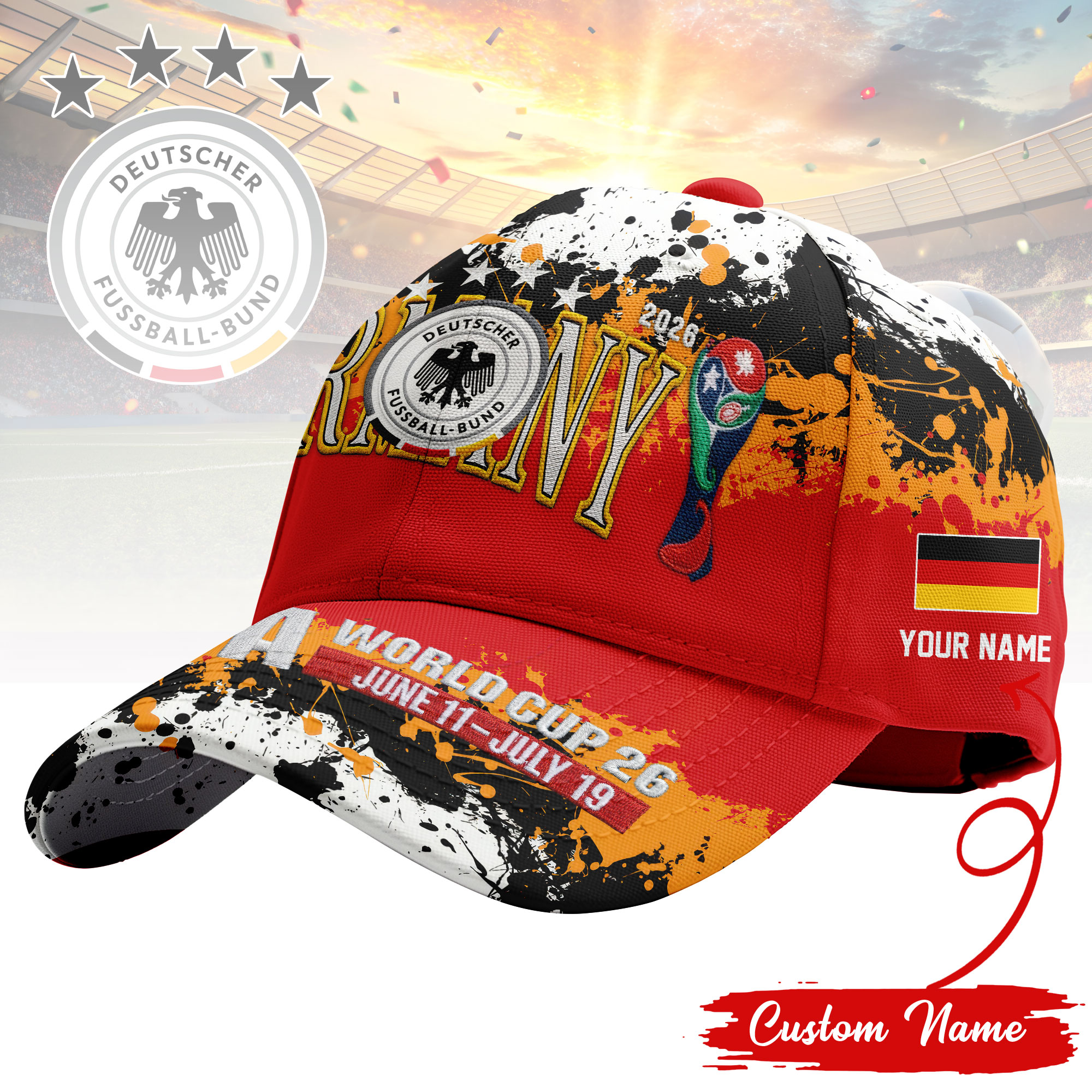 Germany | Premium World Cup 2026 FIFA Classic Cap TTH210542