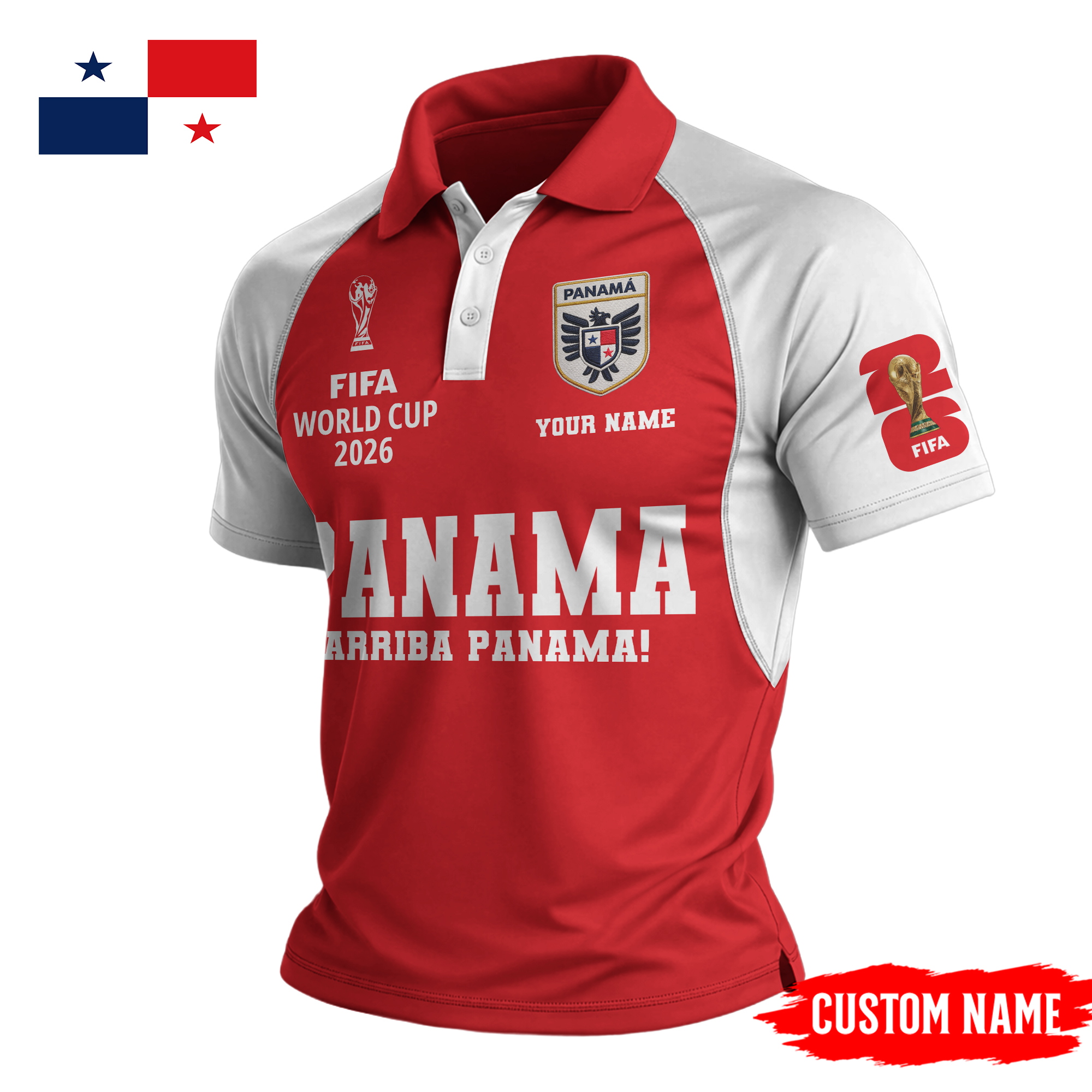 Panama | Premium FIFA World Cup World Cup 2026 Legacy Polo Shirt TTH210535 - Image 2