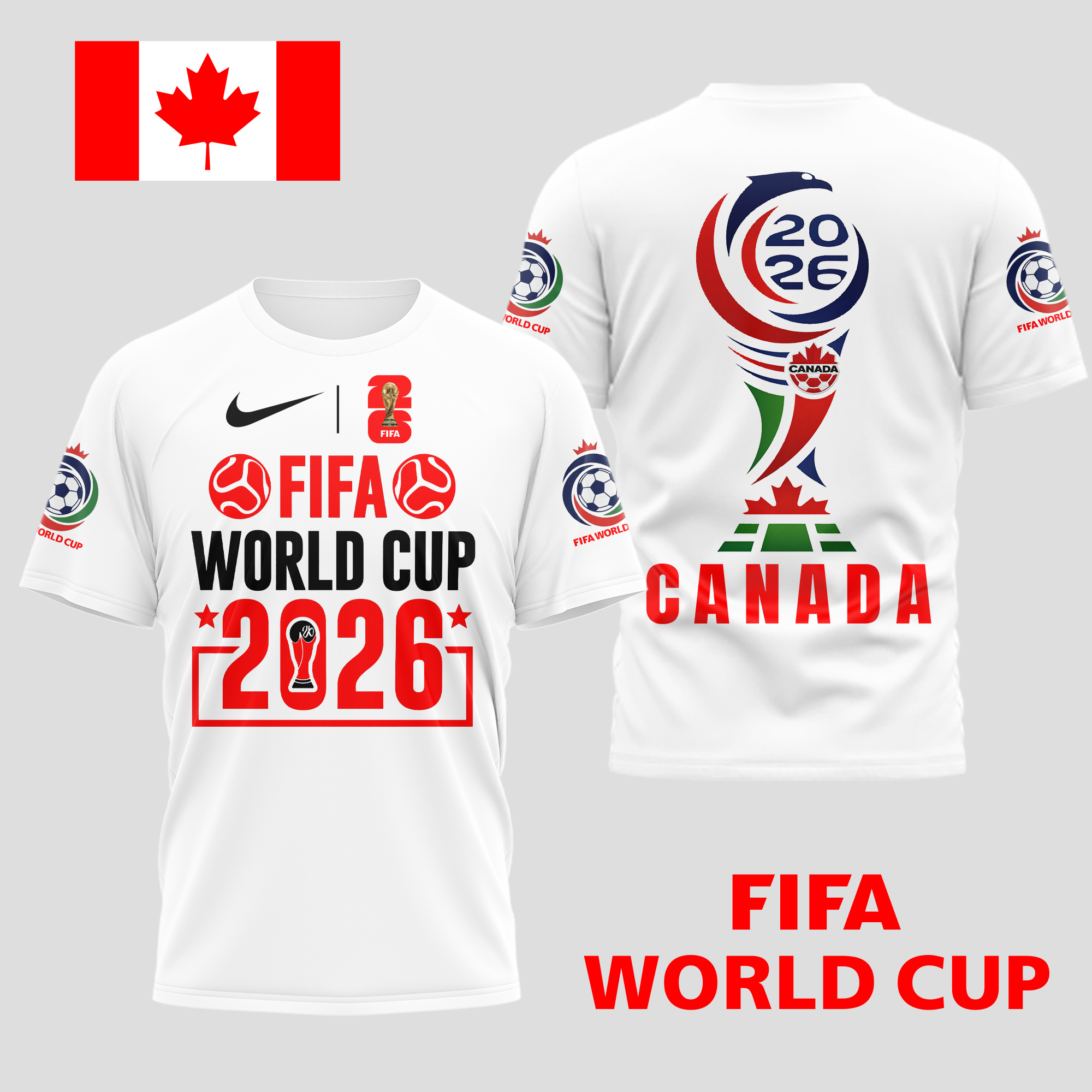 Canada | Premium World Cup Spirit 2026 World Cup 2026 3D T-Shirt TTH210536 - Image 2