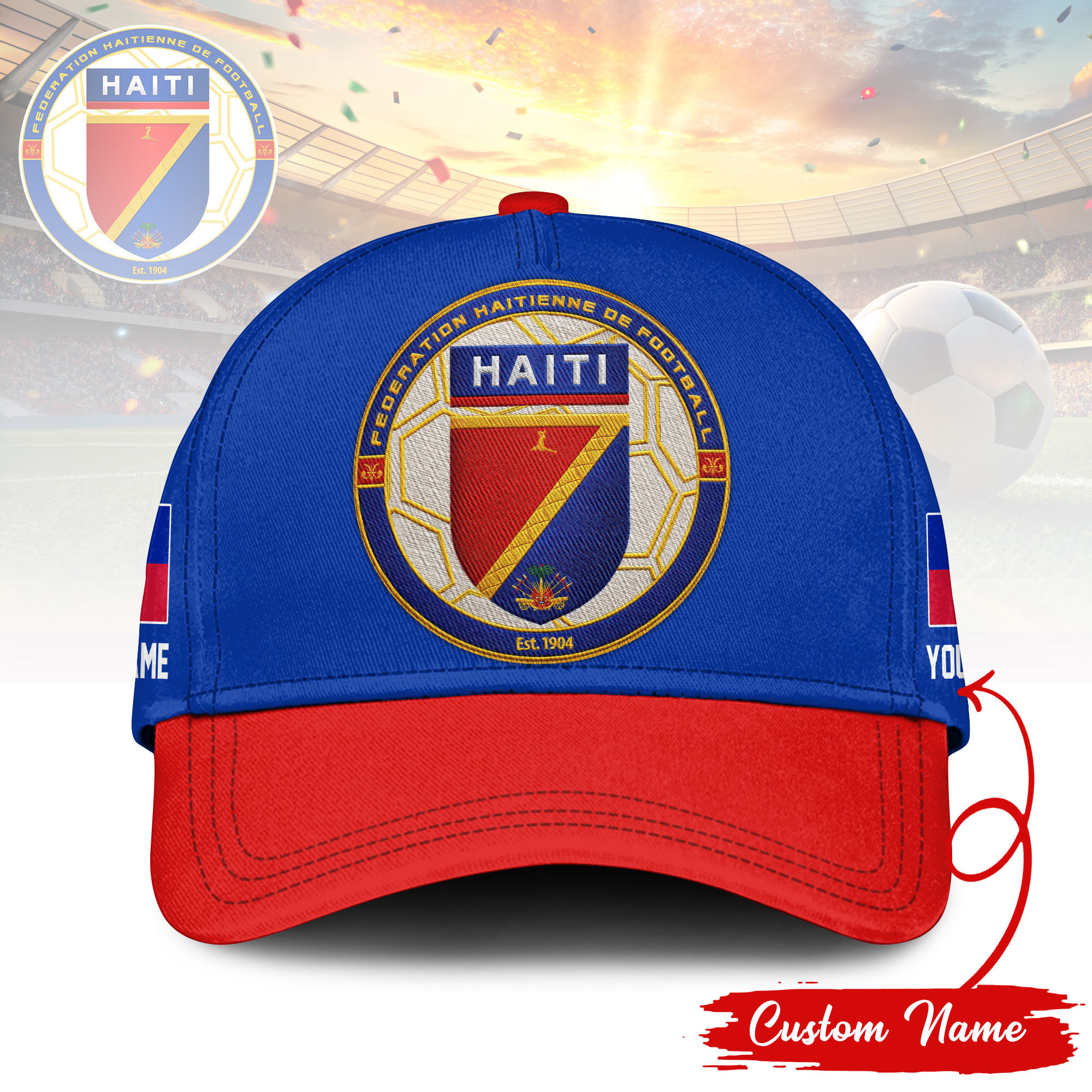 Haiti | Premium World Cup 2026 Custom Classic Cap TTH210544 - Image 2