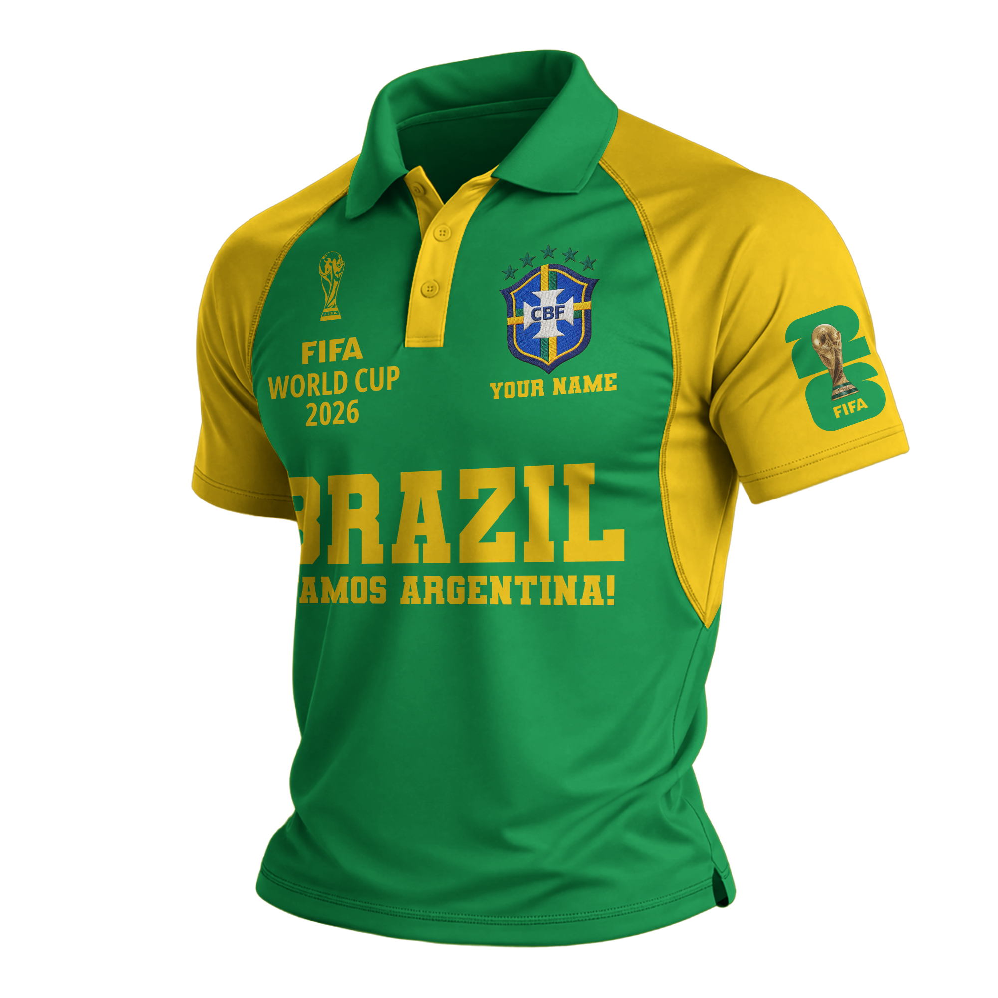 Brazil | Premium FIFA World Cup World Cup 2026 Legacy Polo Shirt TTH210535