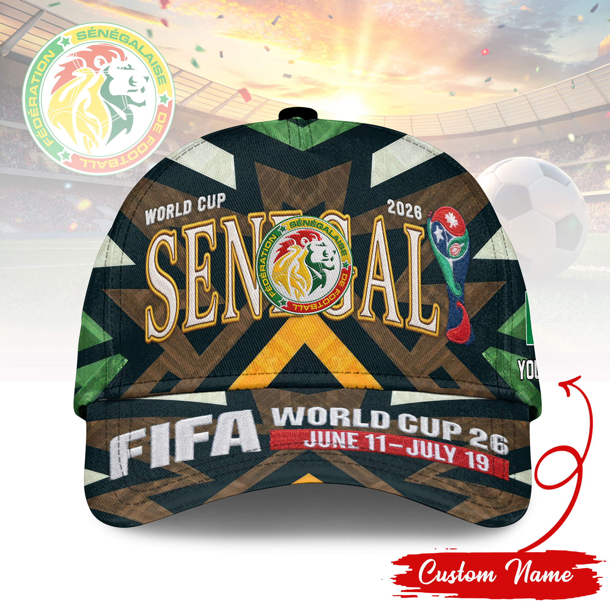 Senegal | Premium World Cup 2026 FIFA Classic Cap TTH210542 - Image 2