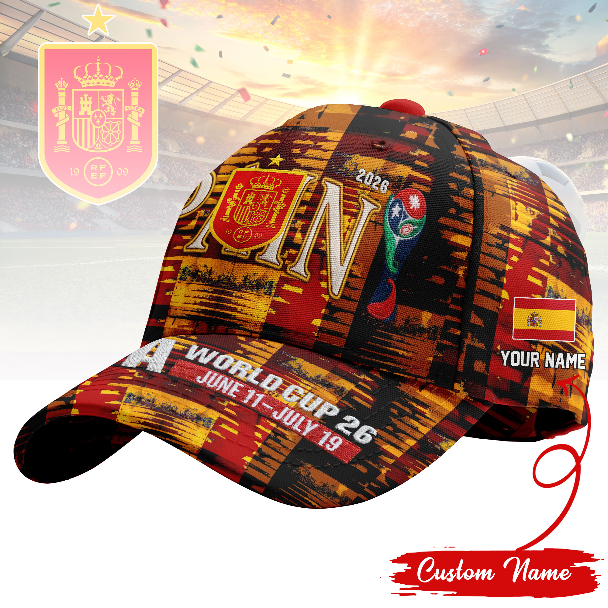 Spain | Premium World Cup 2026 FIFA Classic Cap TTH210542