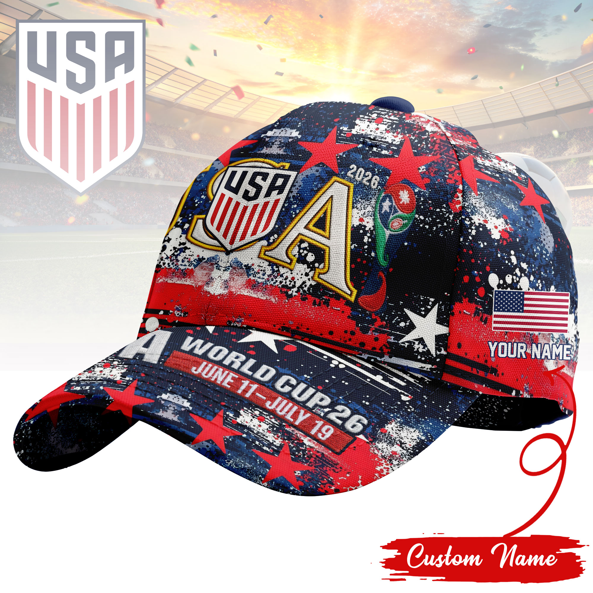 USA | Premium World Cup 2026 FIFA Classic Cap TTH210542