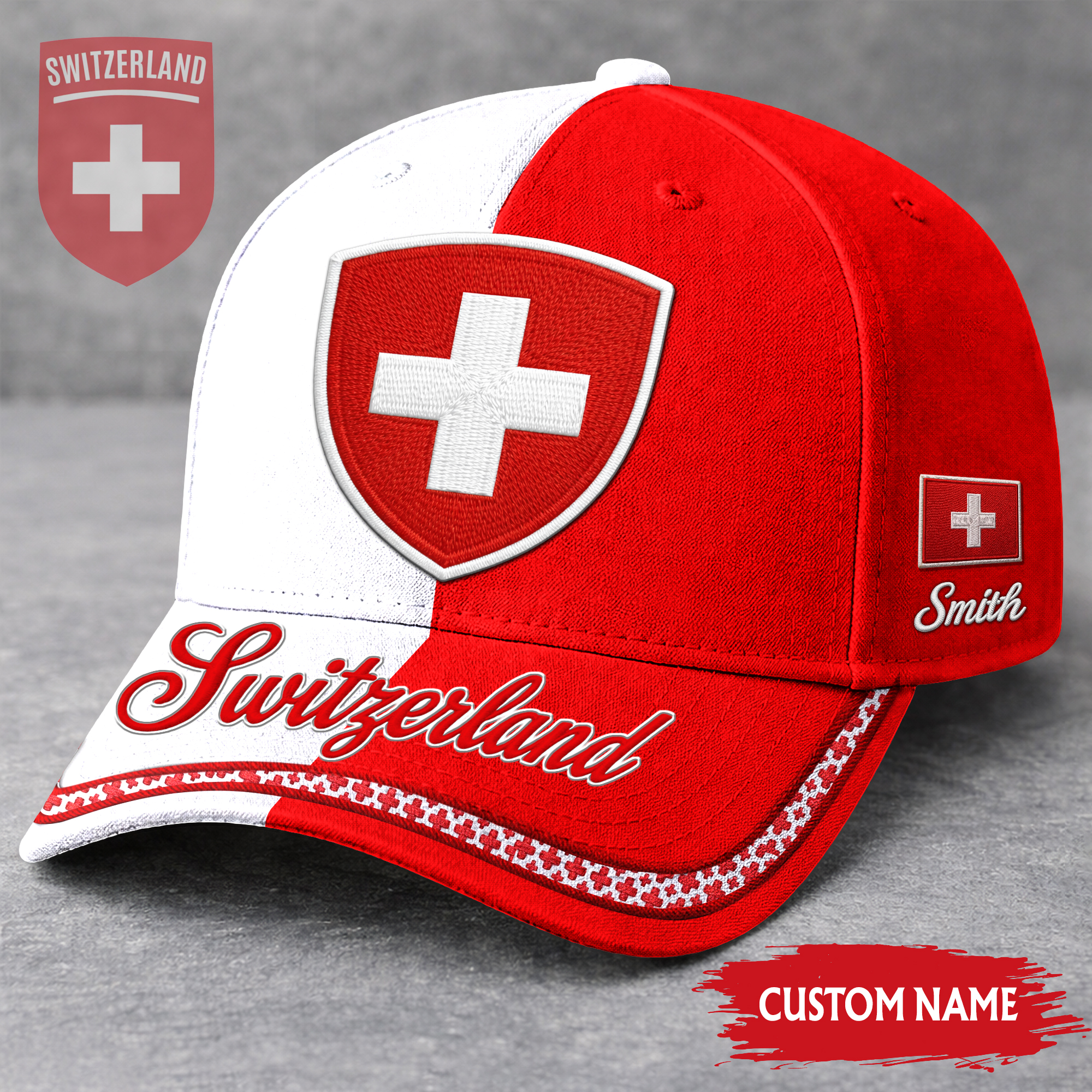 Switzerland | Premium World Cup 2026 Victory Spirit Cap TTH210538 - Image 2