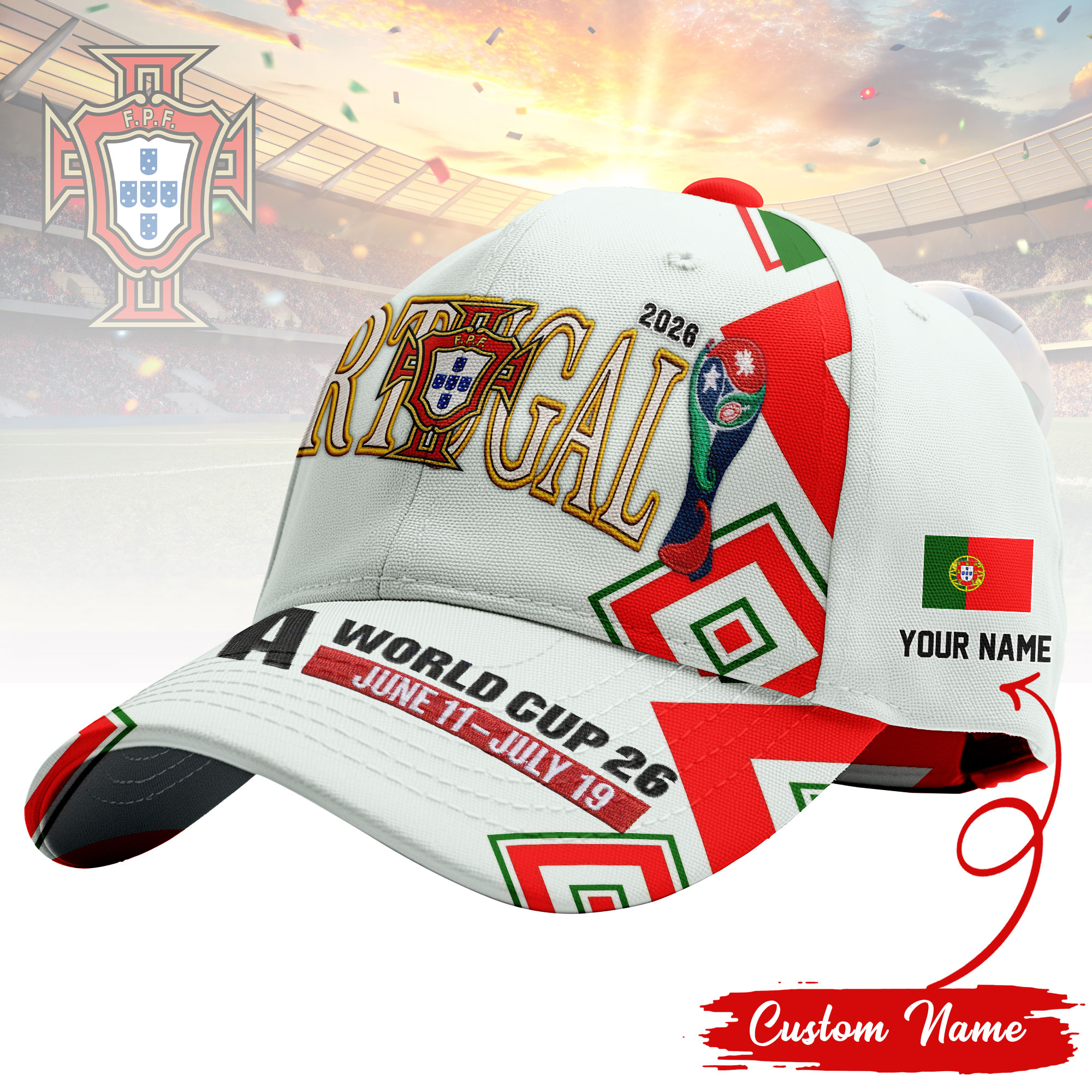 Portugal | Premium World Cup 2026 FIFA Classic Cap TTH210542