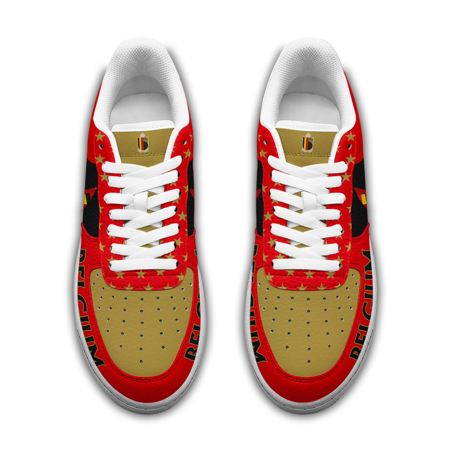 Belgium – Premium Champions Of The World AF1 Shoes – Limited Edition TTH190508 - Image 3
