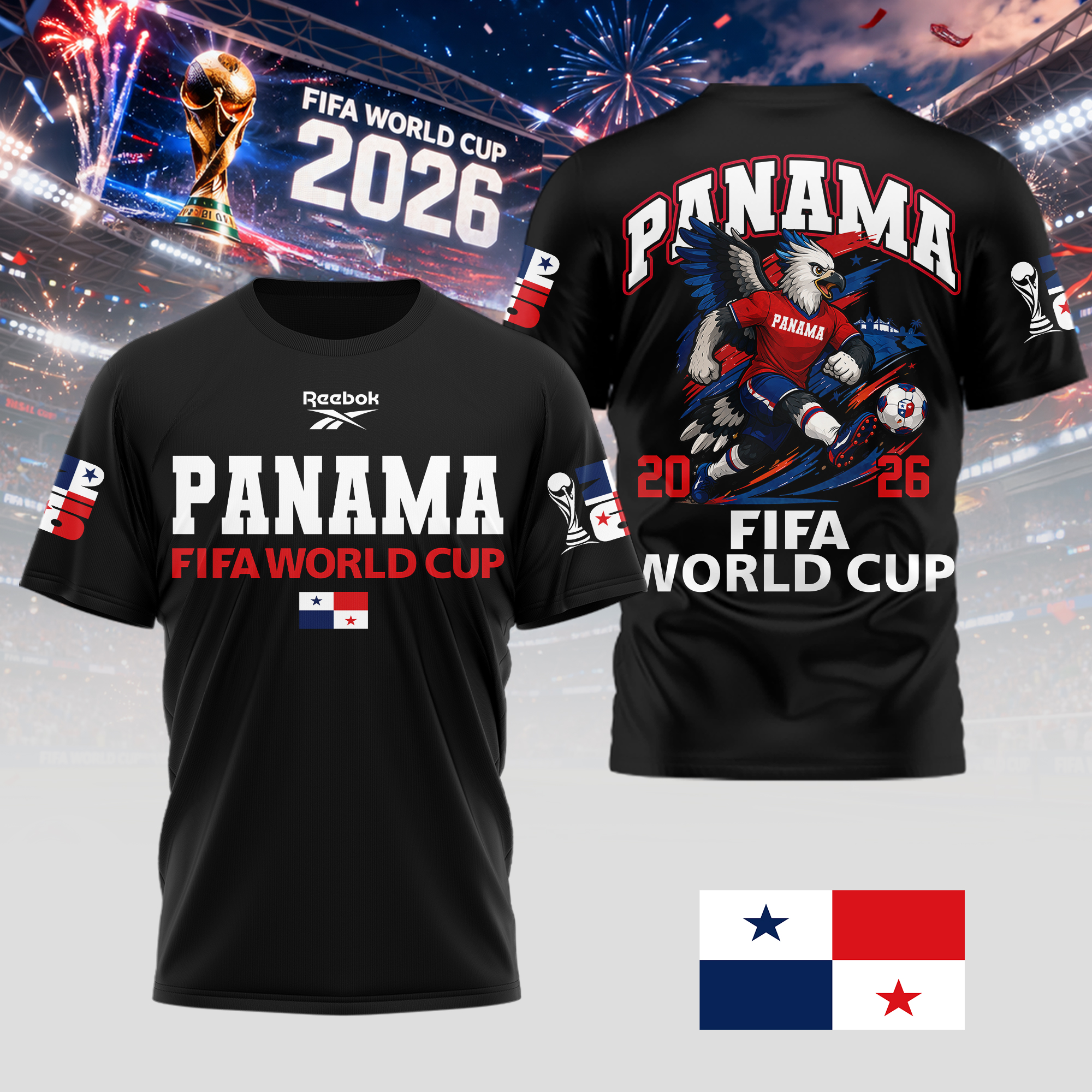 Panama | Premium World Cup 2026 World Cup Mascot 3D Shirt TTH210541