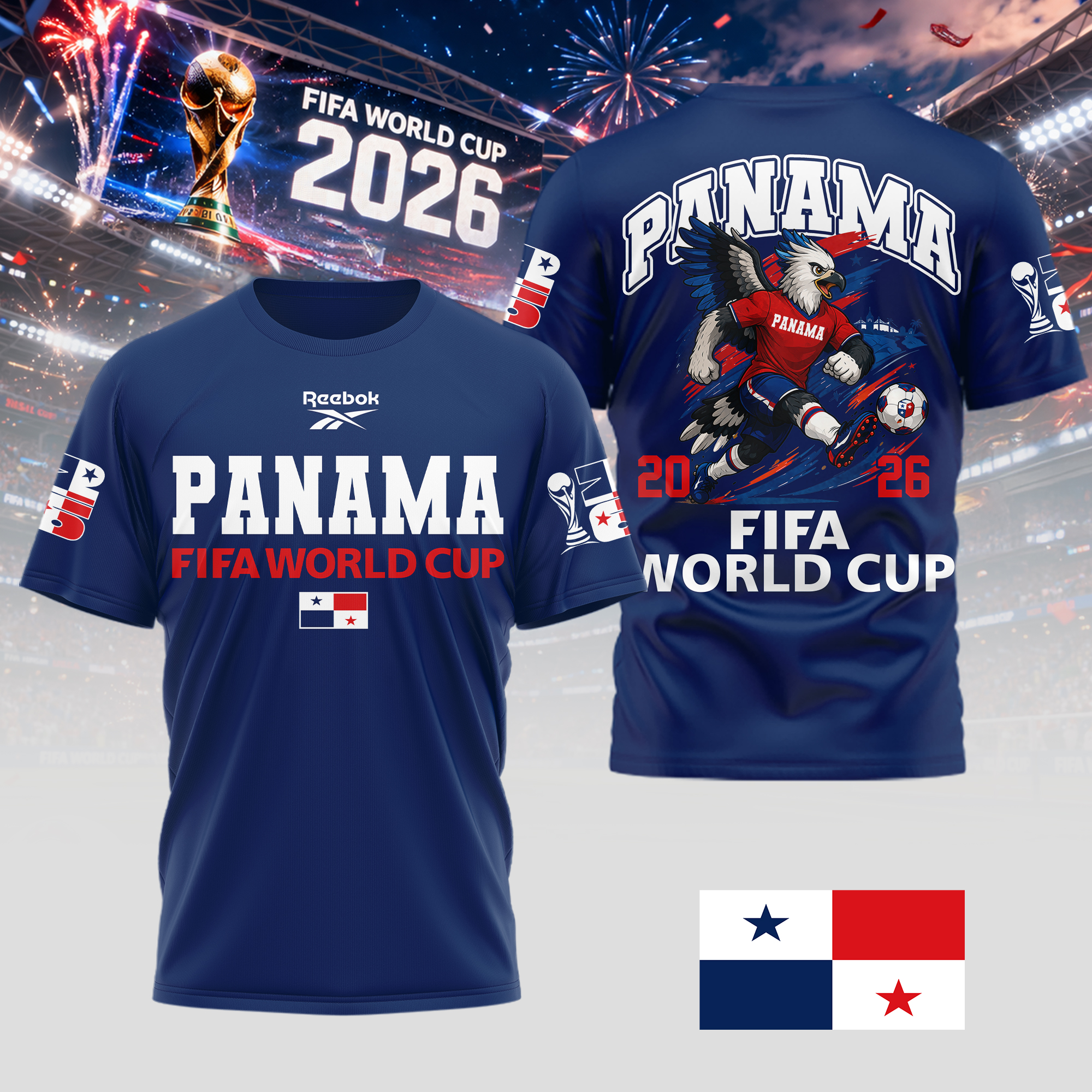 Panama | Premium World Cup 2026 World Cup Mascot 3D Shirt TTH210541 - Image 3