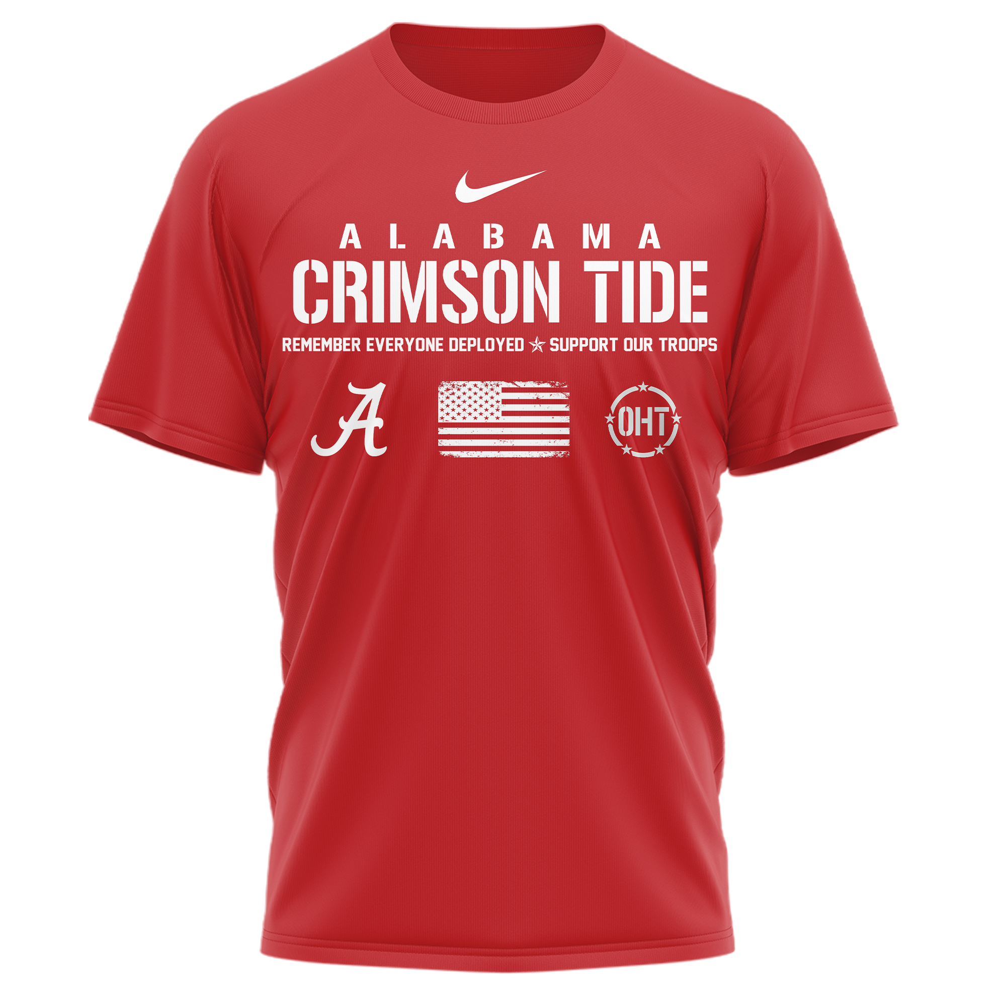 Alabama Crimson Tide | Premium NCAA Remember Everyone Deployed 3D Shirt TTH210554
