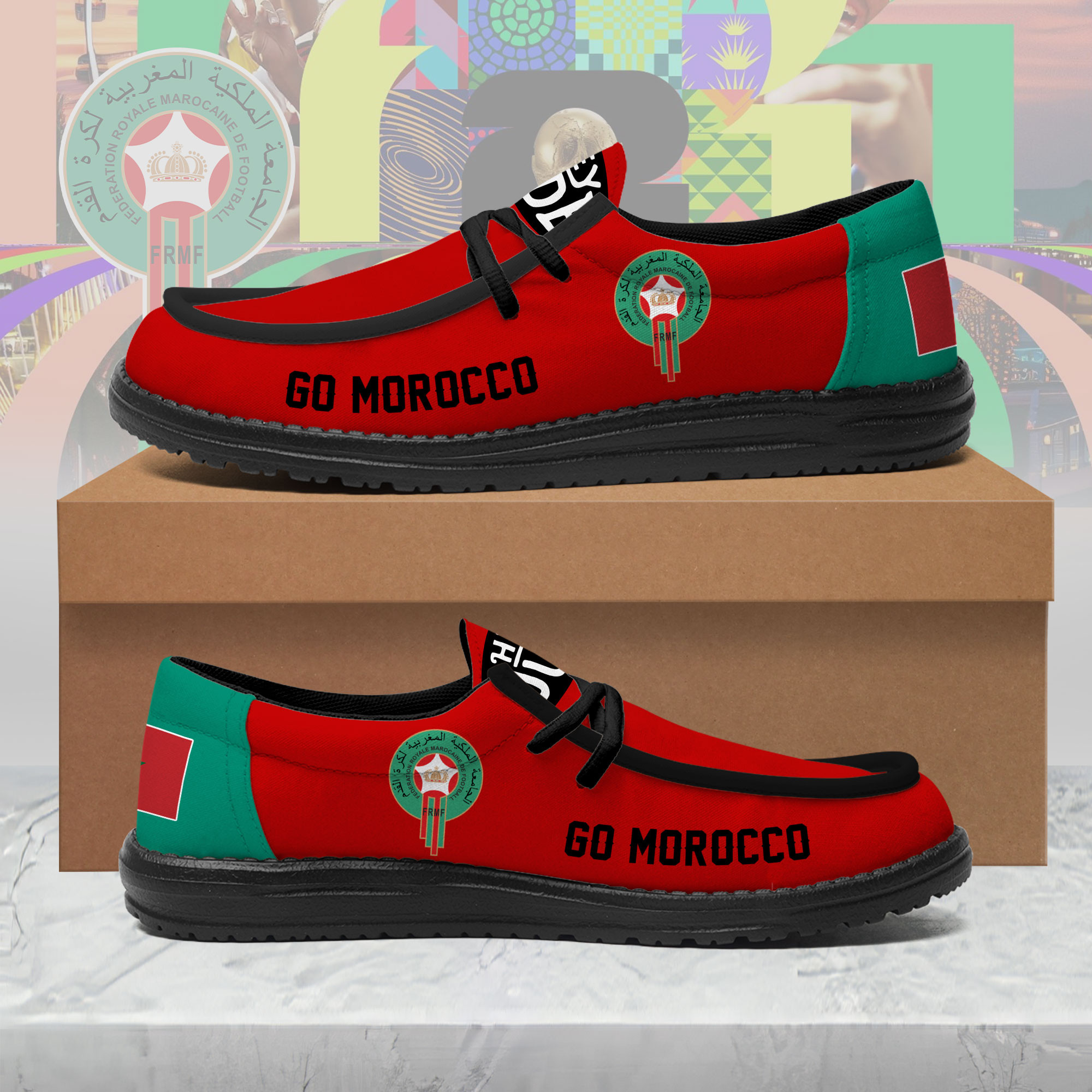 Morocco x Premium World Cup 2026 National Team Loafer Shoes – Limited Edition TTH190525 - Image 2