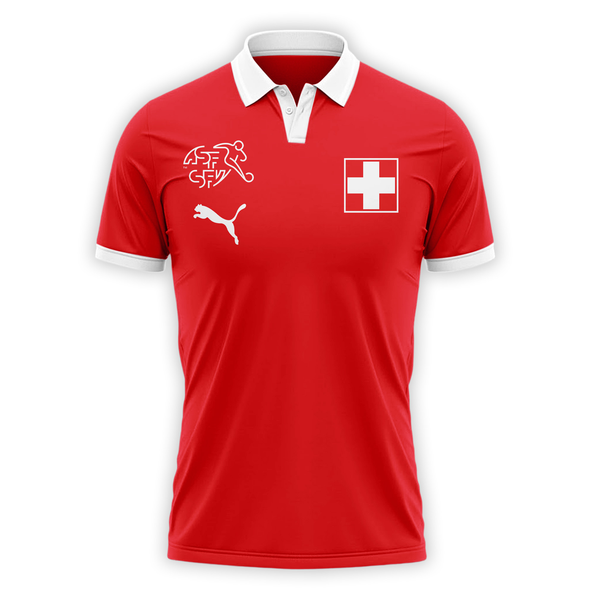 Switzerland | Premium World Cup 2026 Fan 3D Polo TTH210561 - Image 3