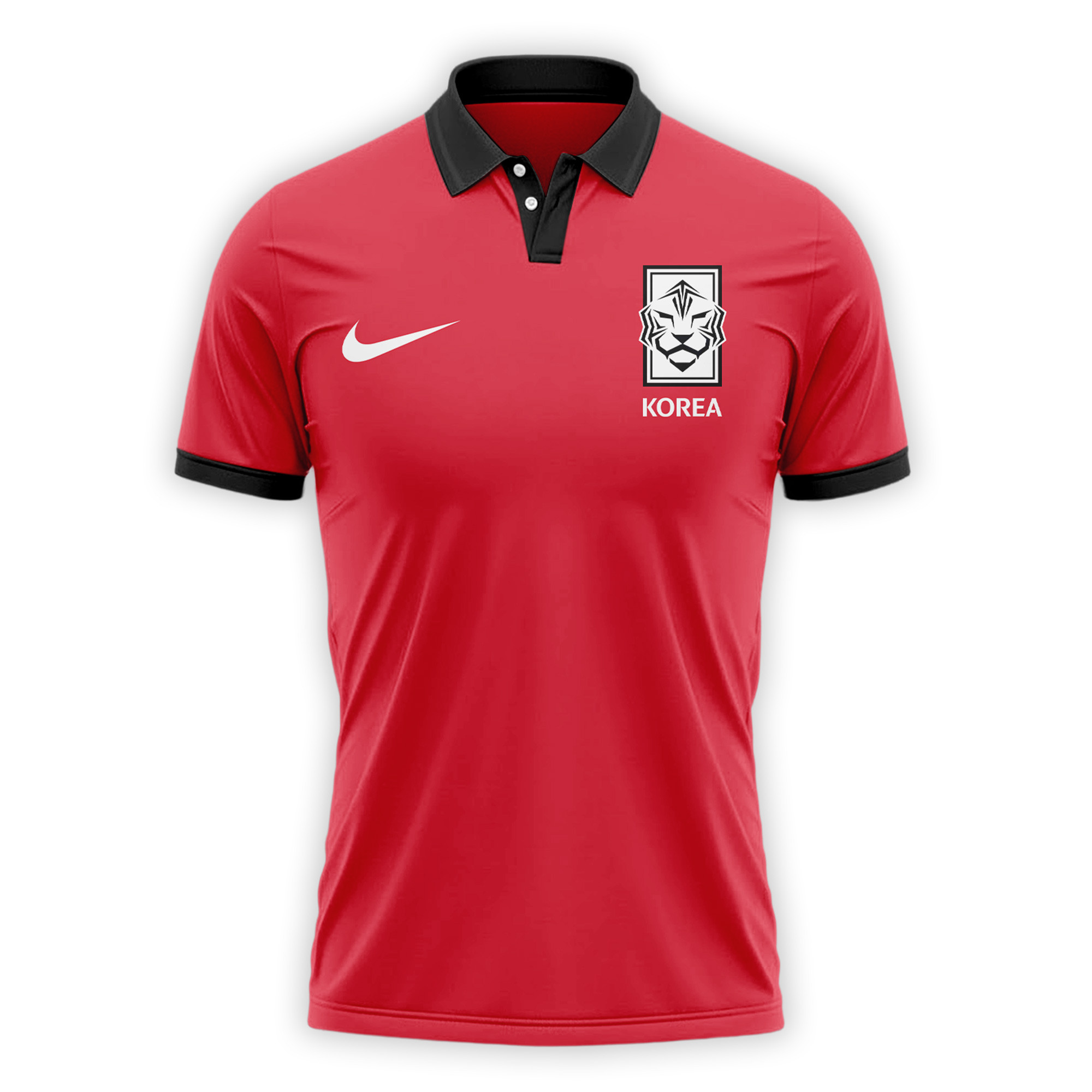 South Korea | Premium World Cup 2026 Fan 3D Polo TTH210561 - Image 3