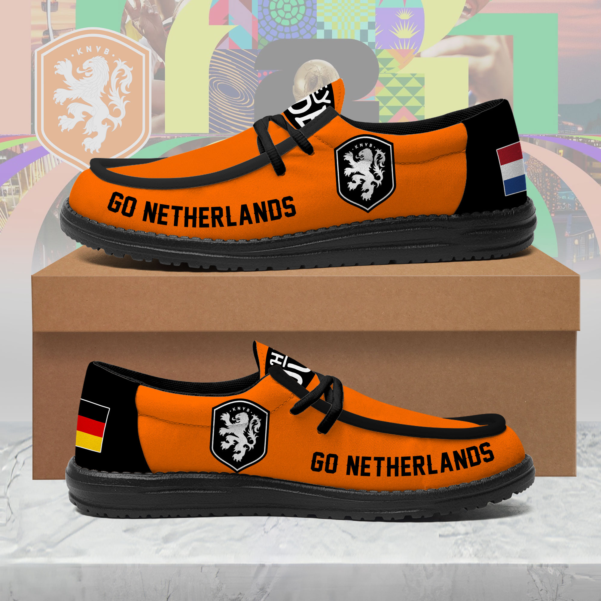 Netherlands x Premium World Cup 2026 National Team Loafer Shoes – Limited Edition TTH190525 - Image 2
