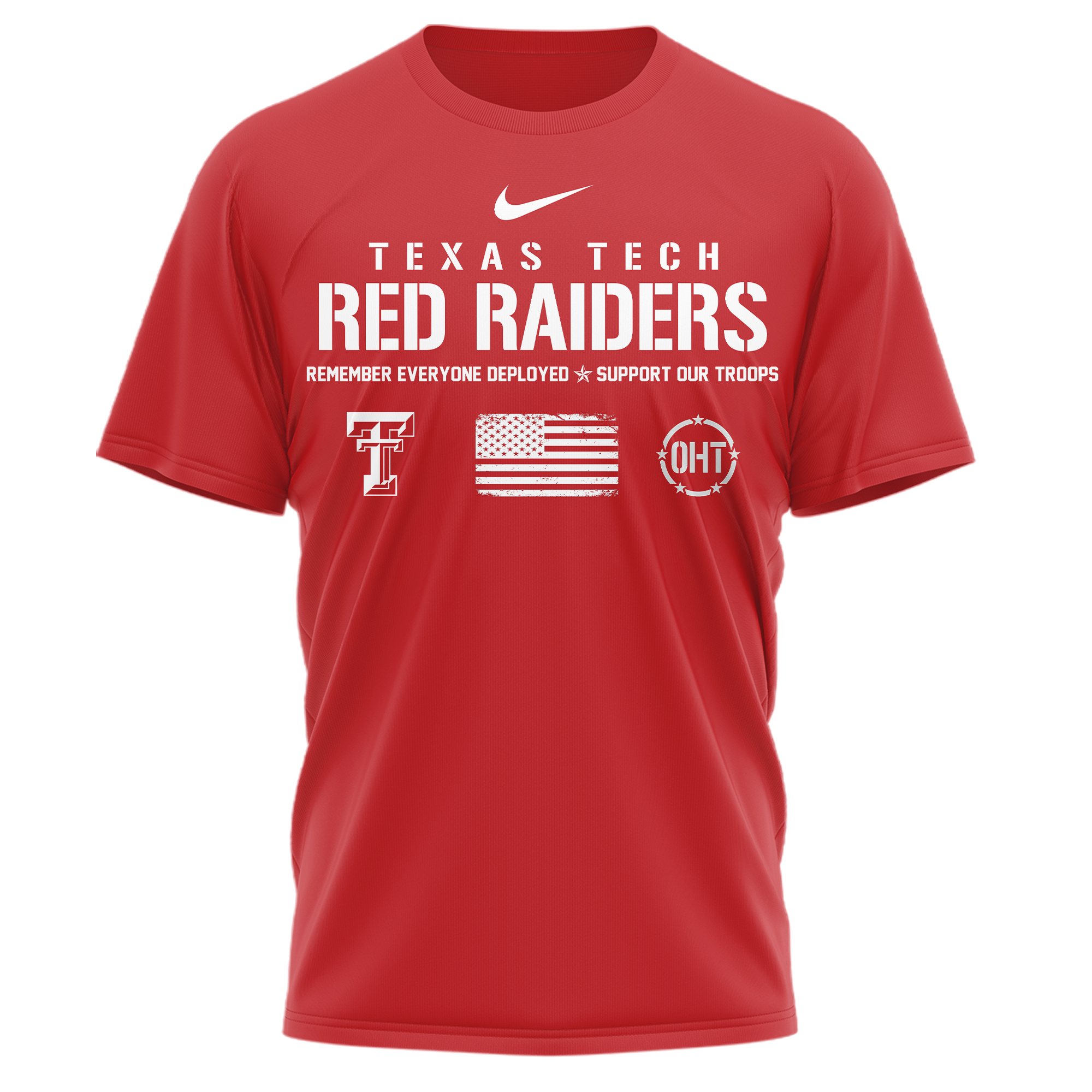 Texas Tech Red Raiders | Premium NCAA Remember Everyone Deployed 3D Shirt TTH210554 - Image 2