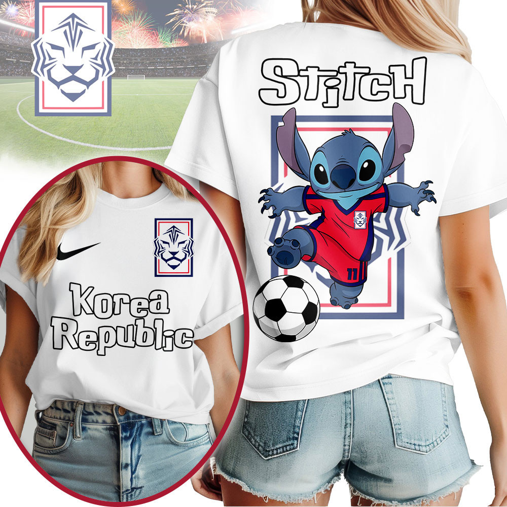 Korea Republic | Premium World Cup 2026 Stitch Women Shirt TTH210545 - Image 2