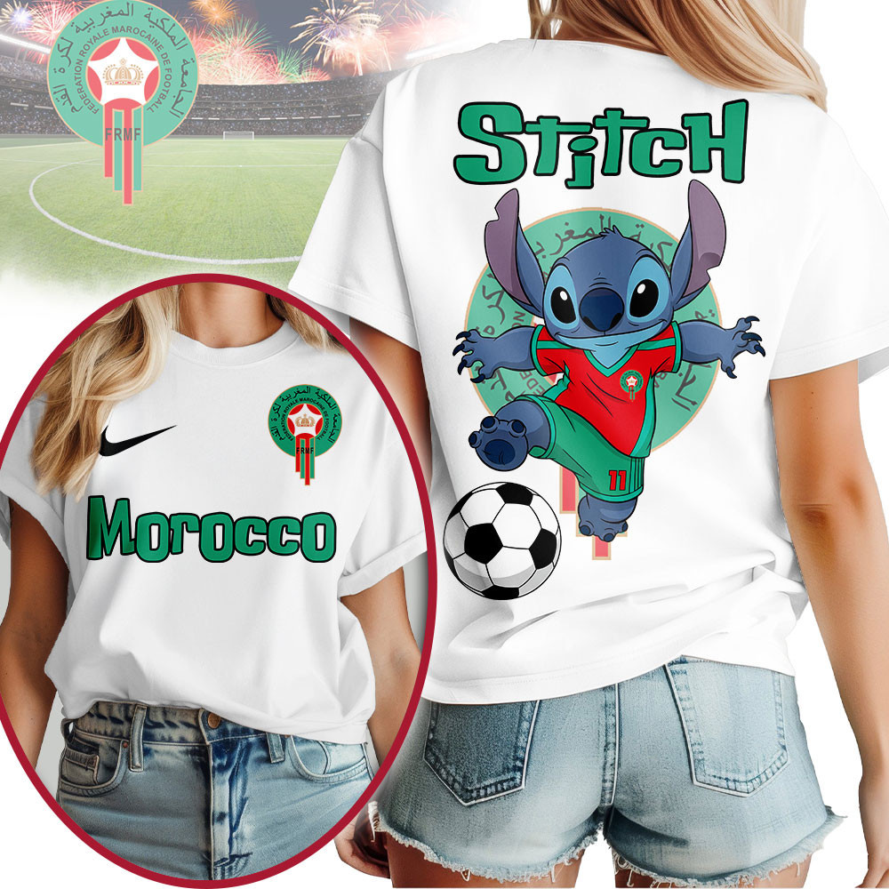 Morocco | Premium World Cup 2026 Stitch Women Shirt TTH210545 - Image 2
