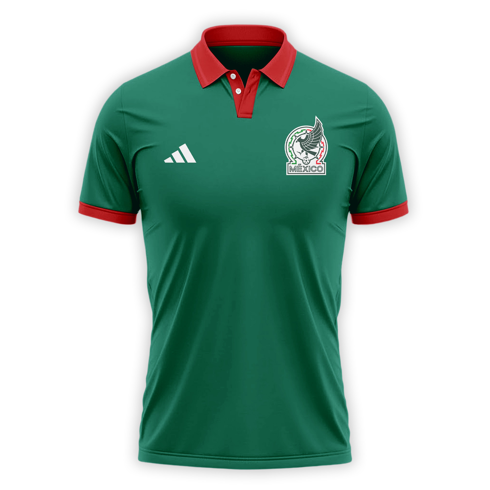 Mexico | Premium World Cup 2026 Fan 3D Polo TTH210561 - Image 3