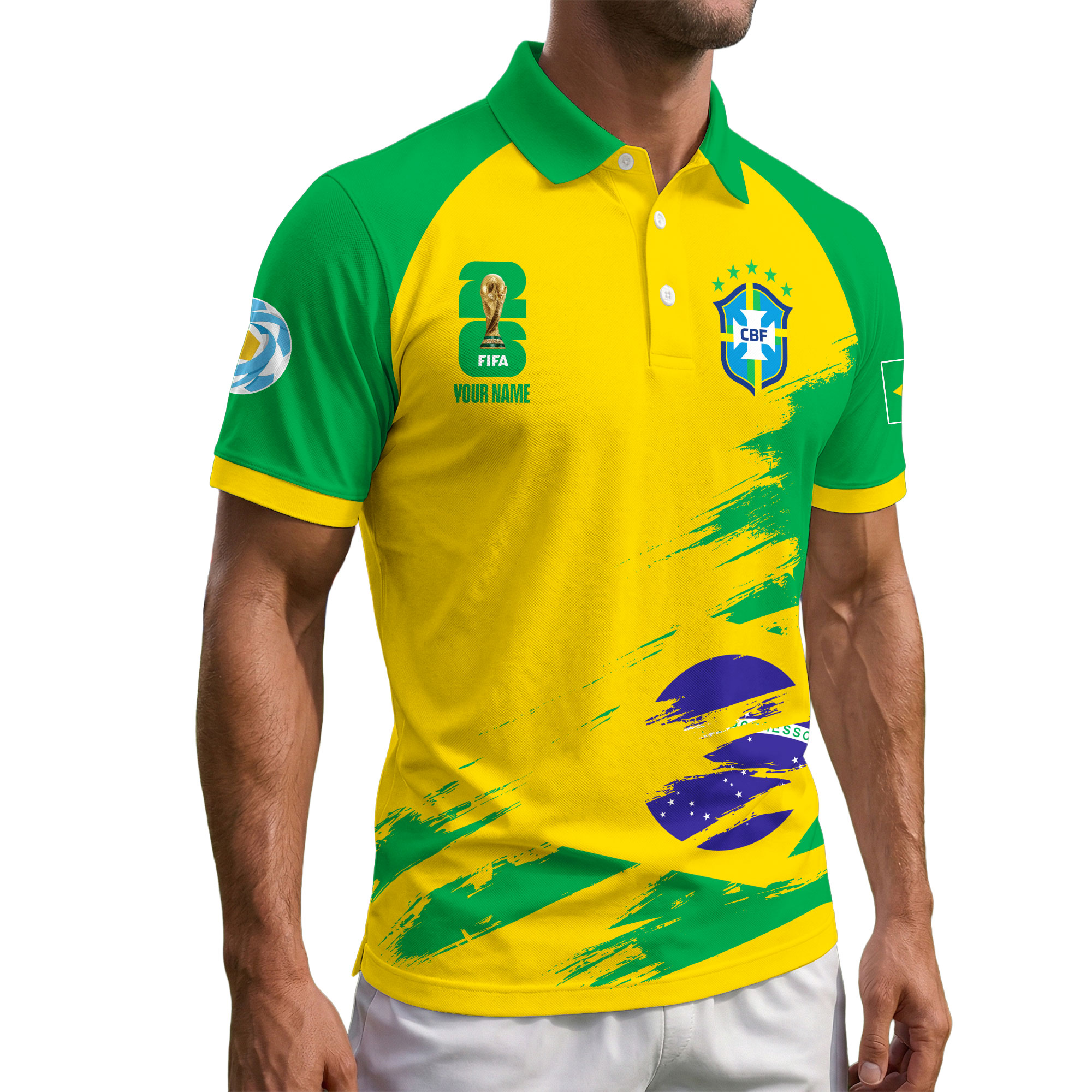 Brazil | Premium Road to World Cup 2026 Polo Shirt TTH210556
