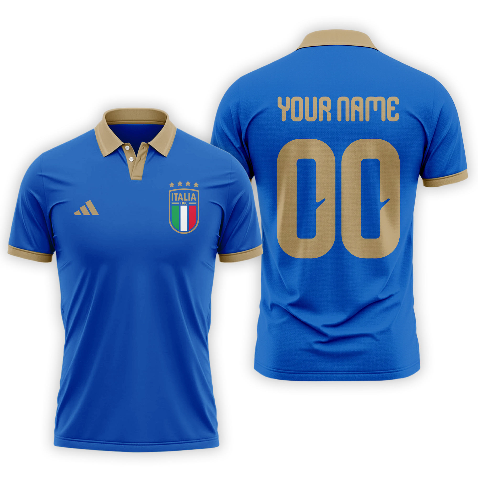 Italy | Premium World Cup 2026 Fan 3D Polo TTH210561 - Image 2
