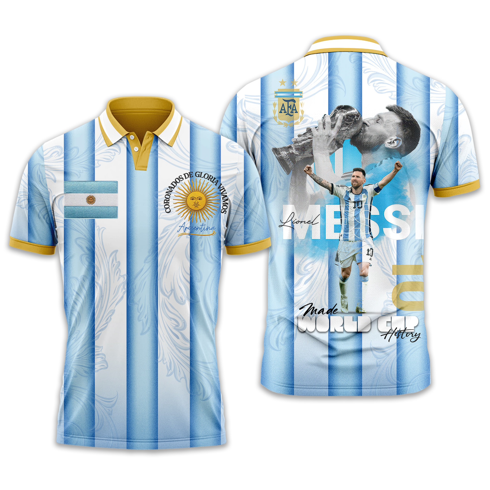 Lionel Messi | Premium World Cup 2026 Polo Shirt TTH210570