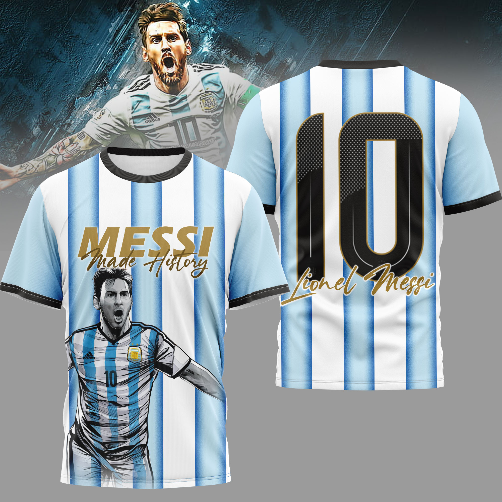 Lionel Messi | Premium World Cup 2026 3D Shirt TTH200548 - Image 2