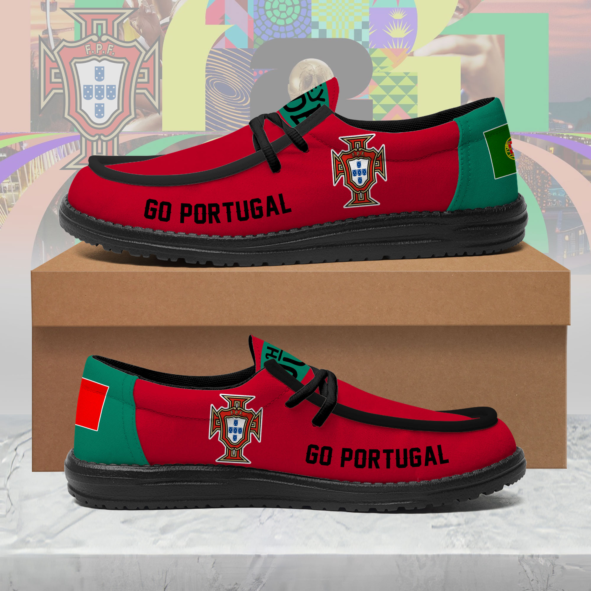 Portugal x Premium World Cup 2026 National Team Loafer Shoes – Limited Edition TTH190525 - Image 2