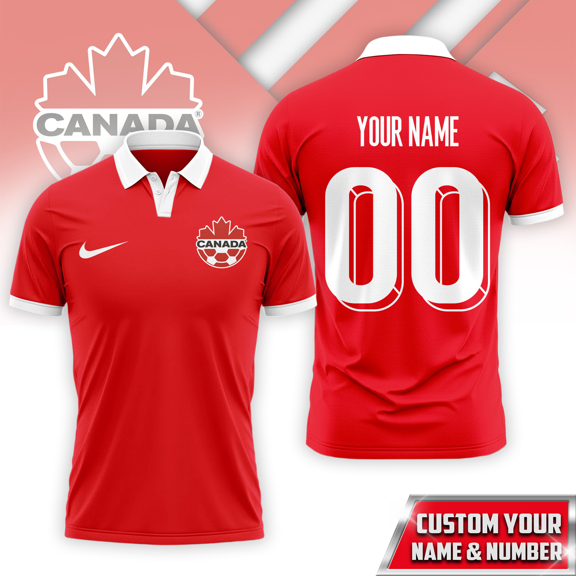 Canada | Premium World Cup 2026 Fan 3D Polo TTH210561