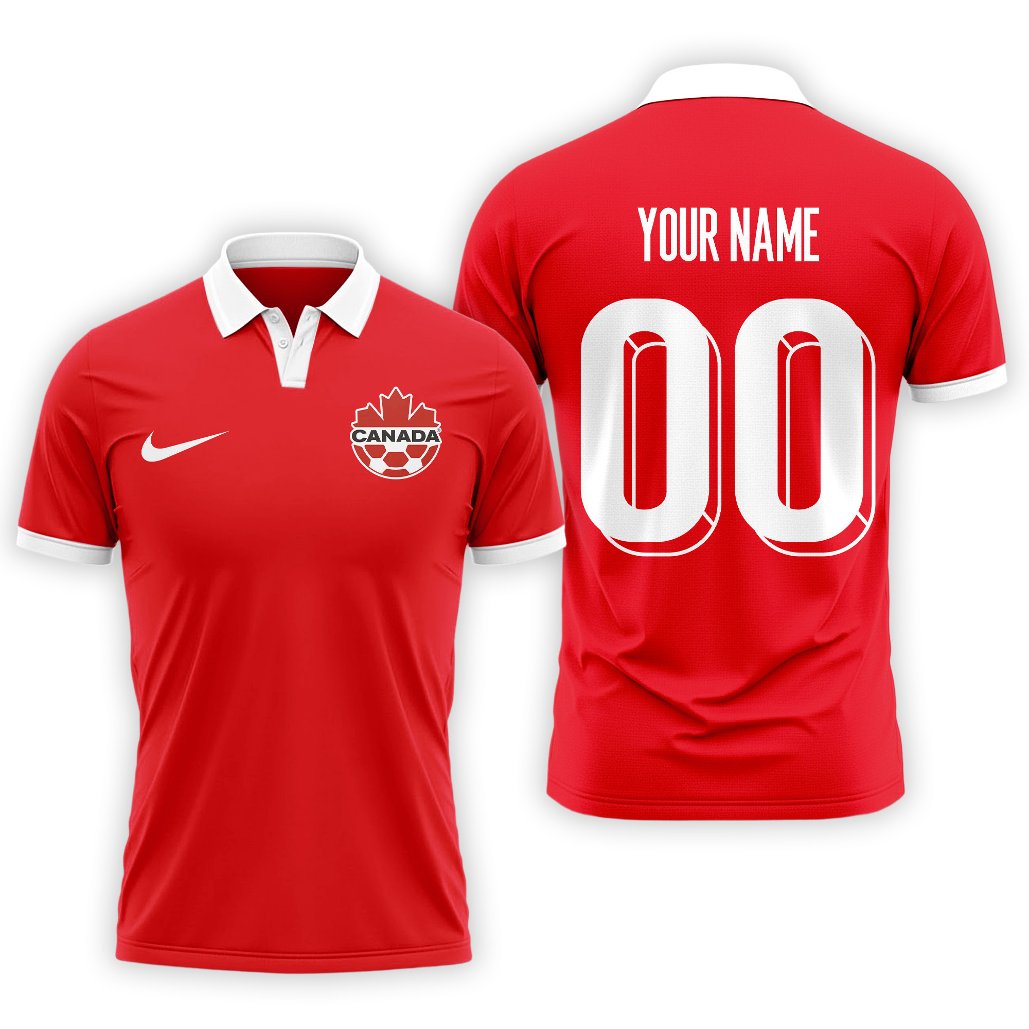 Canada | Premium World Cup 2026 Fan 3D Polo TTH210561 - Image 2