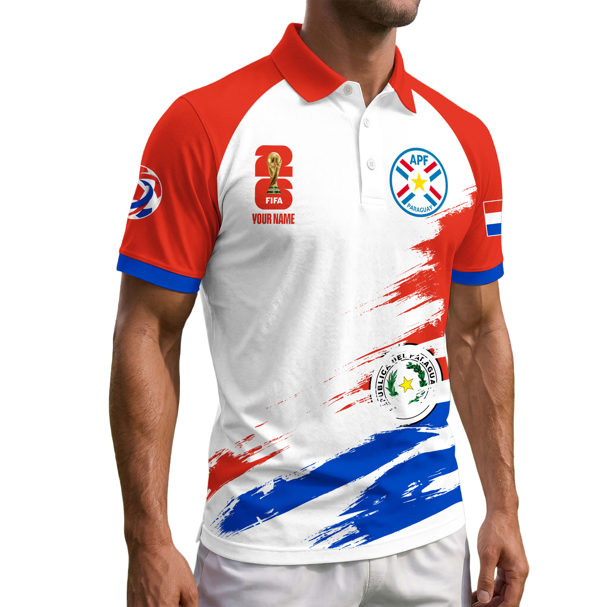 Paraguay | Premium Road to World Cup 2026 Polo Shirt TTH210556