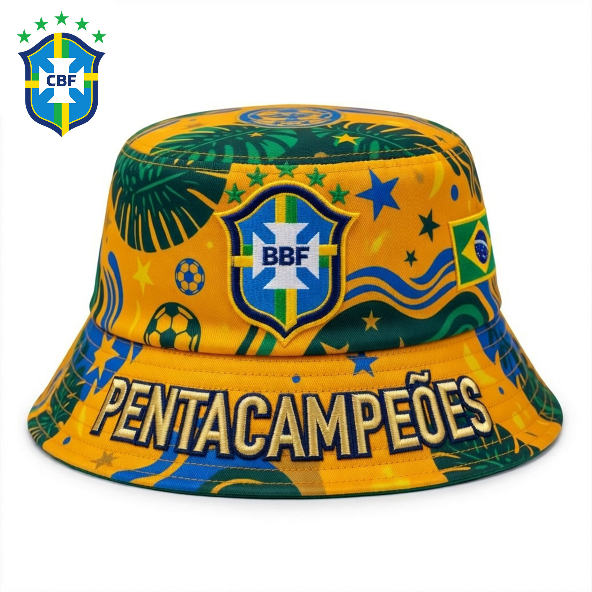 Brazil | Premium World Cup 2026 National Team Bucket Hat TTH210557 - Image 2
