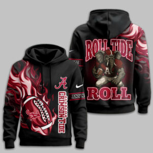 Alabama Crimson Tide | Premium NCAA Victory Flame Personalized Hoodie TTH2105116