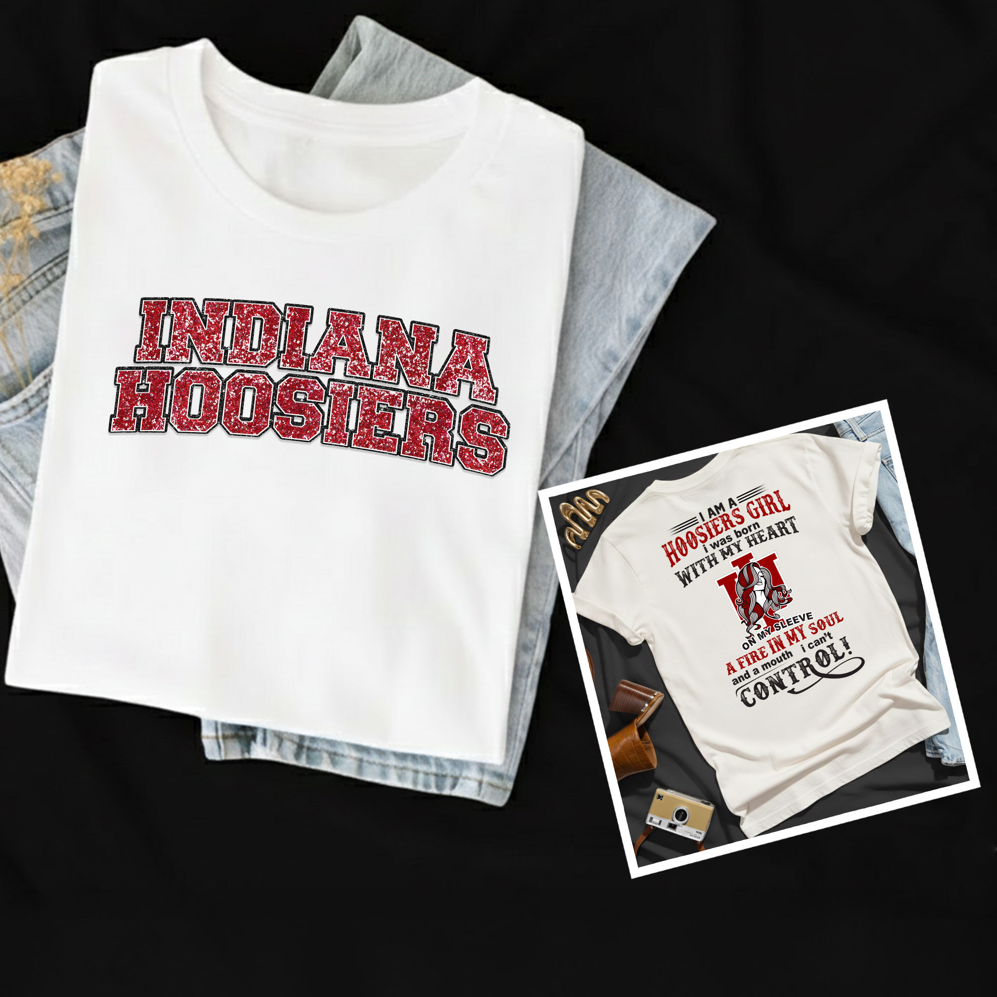 Indiana Hoosiers | Premium NCAA Girl Fan 3D Shirt TTH2105211