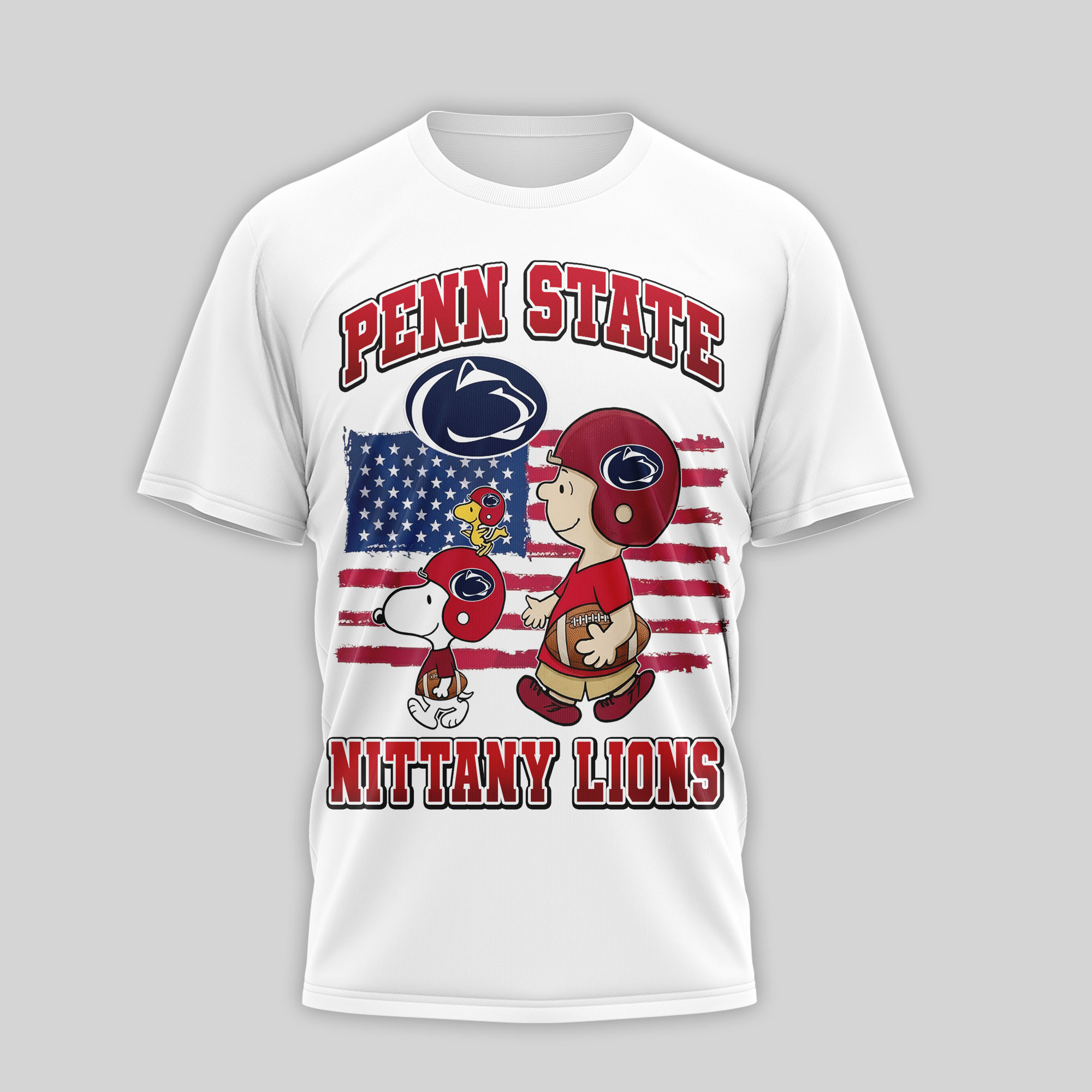 Penn State Nittany Lions | Premium NCAA America 250 with Snoopy 3D Shirt TTH2105126