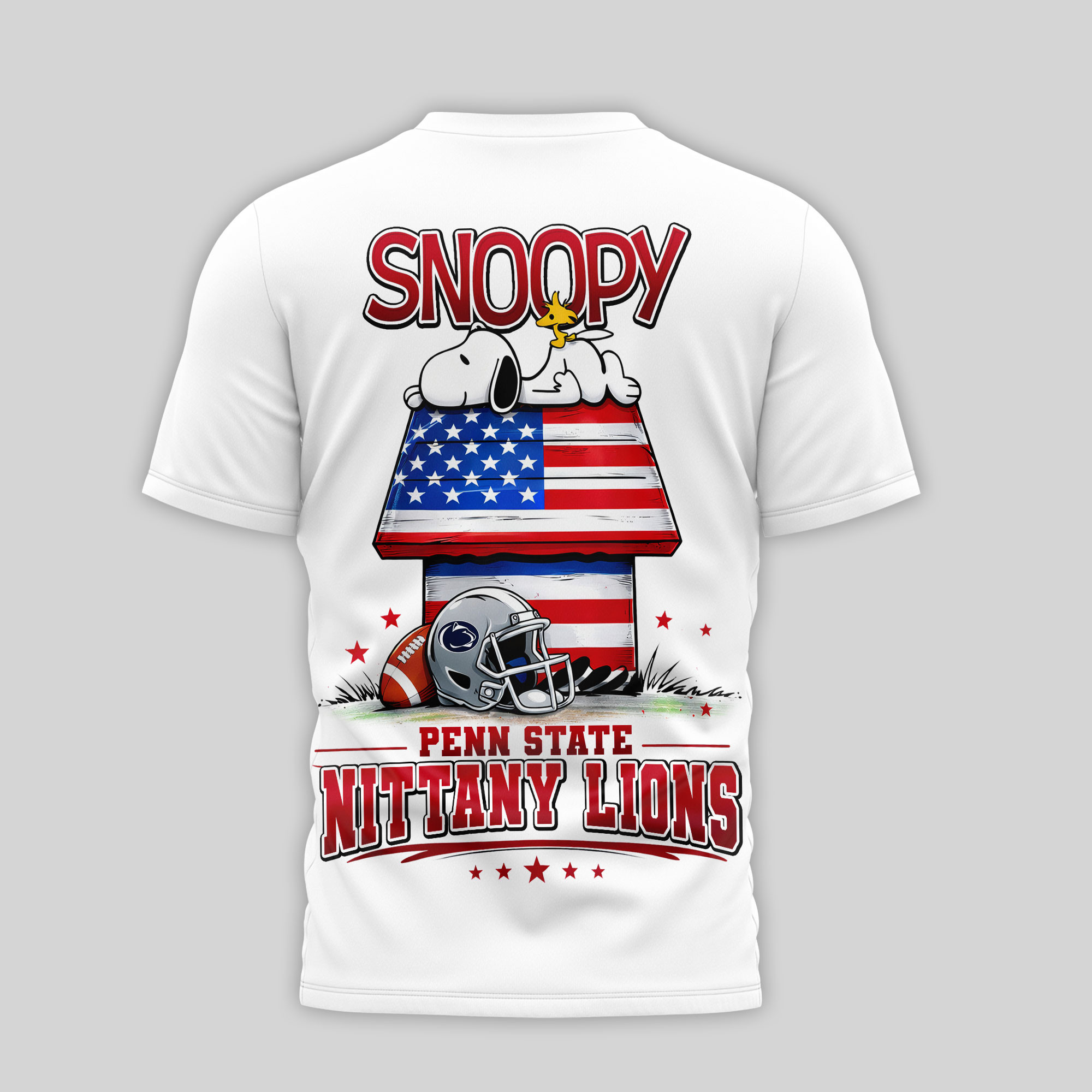 Penn State Nittany Lions | Premium NCAA America 250 with Snoopy 3D Shirt TTH2105126 - Image 2