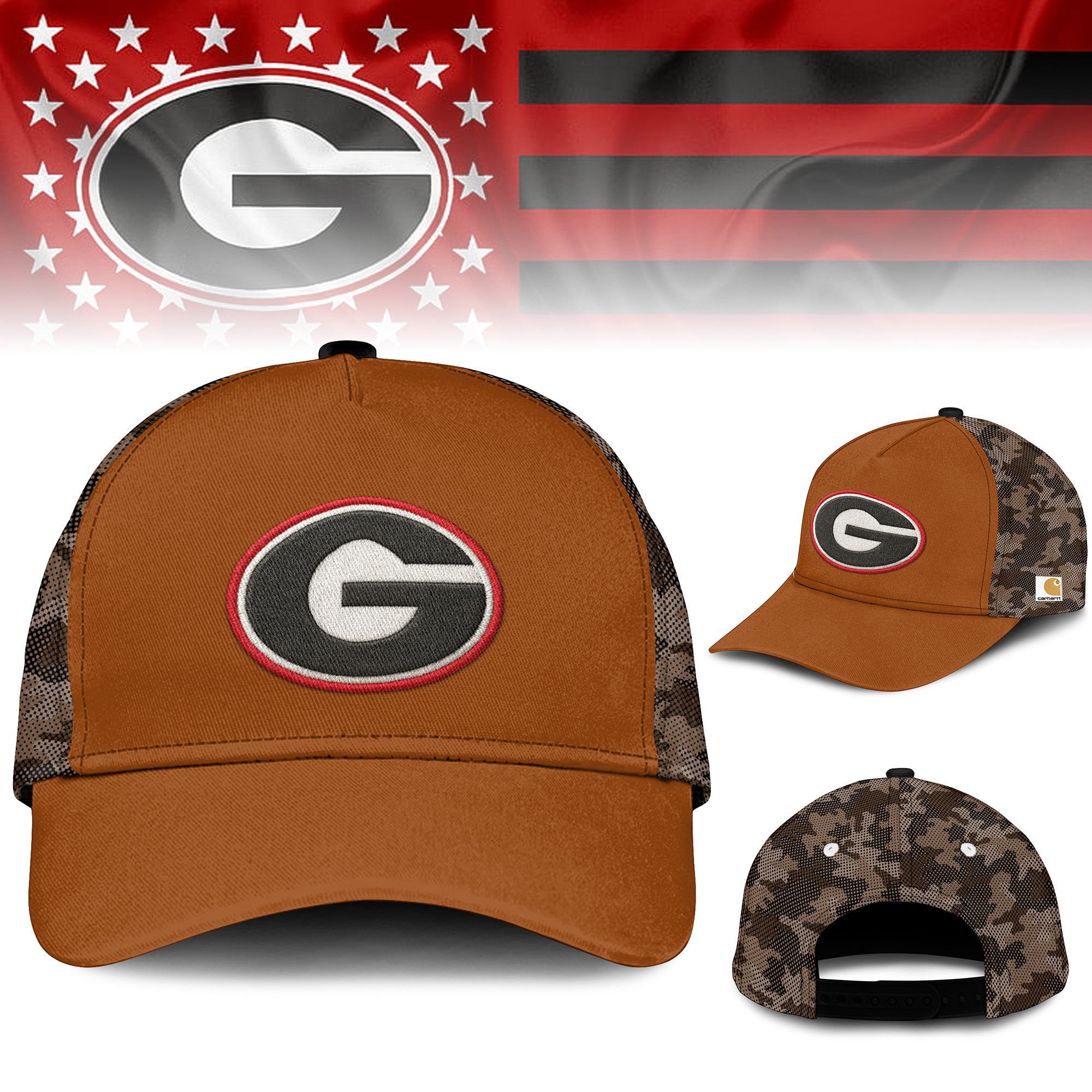 Georgia Bulldogs | Premium Carhartt Classic Cap TTH2105133 - Image 2