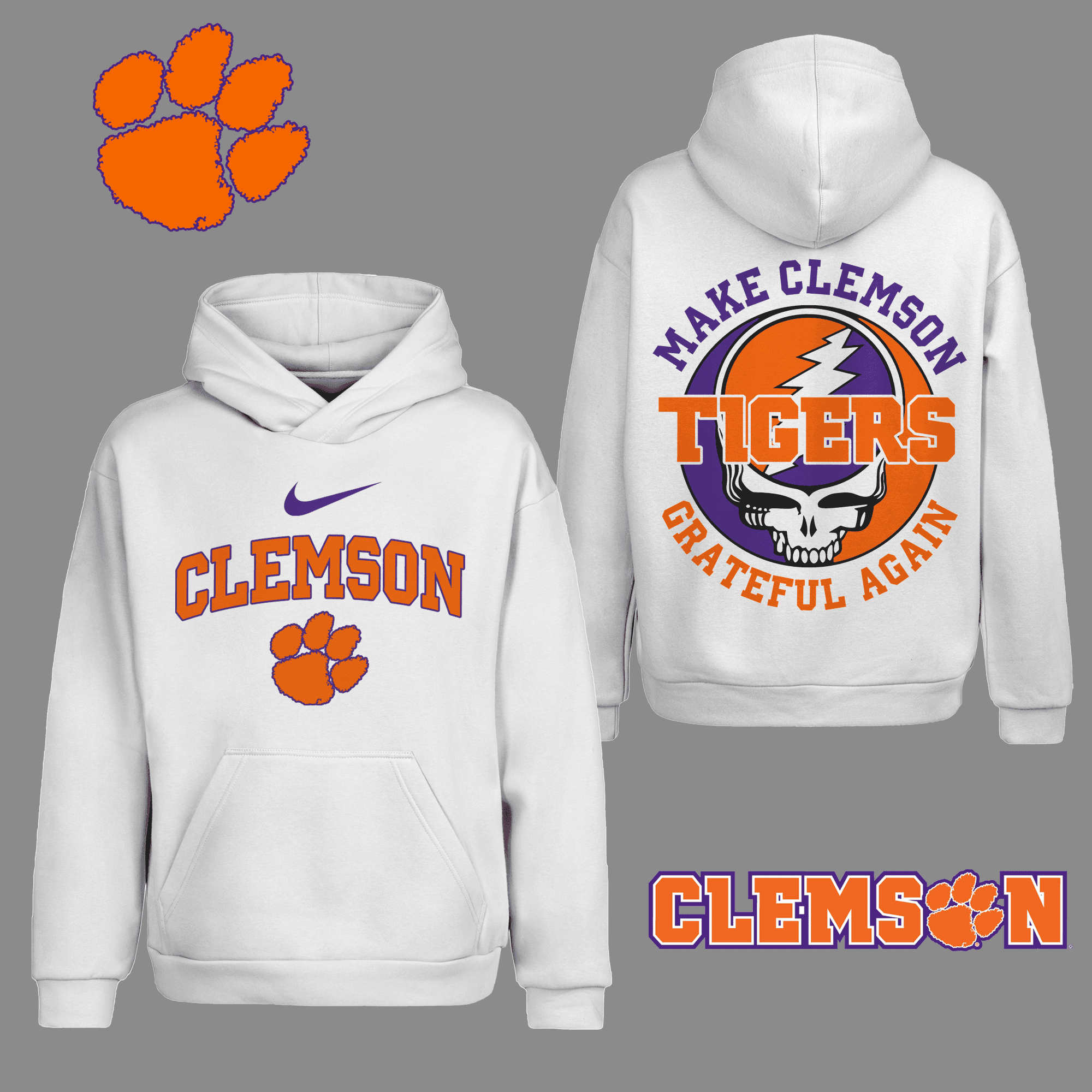 Clemson Tigers | Premium Grateful Game Day 3D Shirt TTH210591 - Image 5