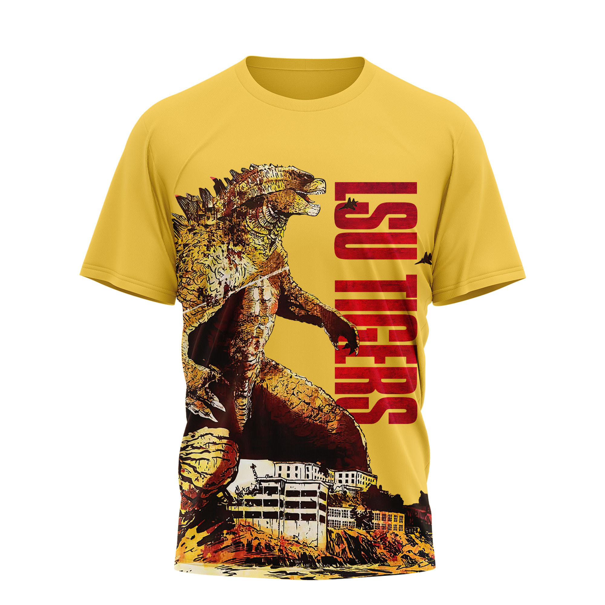 LSU Tigers | Premium NCAA Godzilla King of the Monsters 3D Shirt TTH2105144